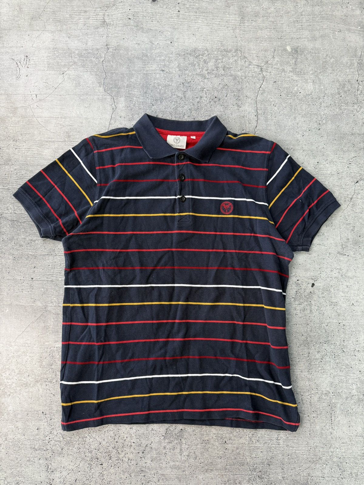 Carlo Colucci Carlo Colucci Multicolor Polo Tee Size US M / EU 48-50 / 2 - 1 Thumbnail