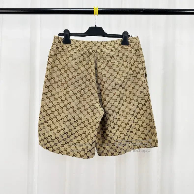 Gucci Gucci Old-fashioned full-print denim shorts Size US 34 / EU 50 - 2 Thumbnail