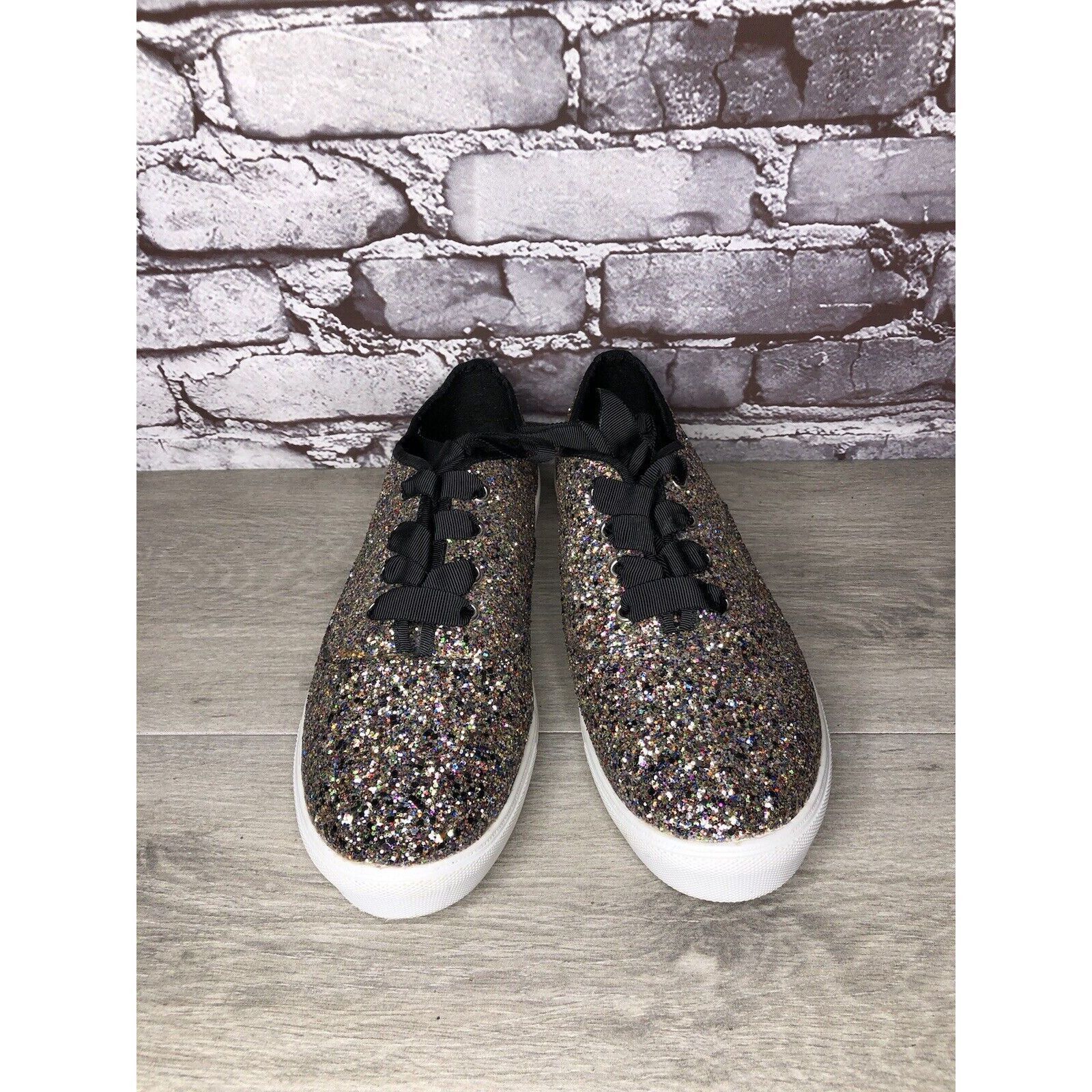 Other Torrid Colorful Glitter Lace Up Low Top Sneakers Shoes Women Size US 10 / IT 40 - 17 Thumbnail