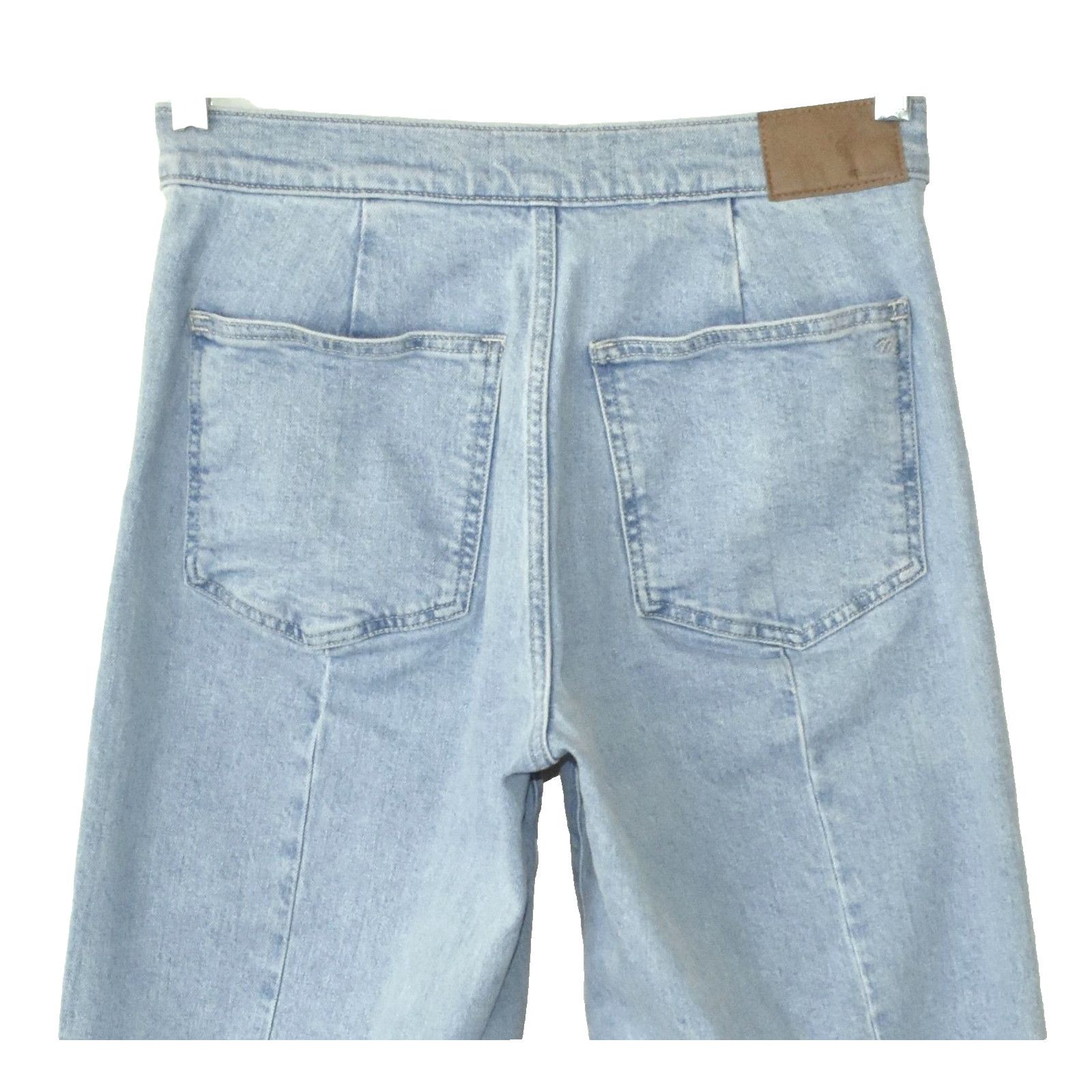 Madewell B0 Auth MADEWELL Emmett Blue Denim Wide Leg Jeans Size 26 Size 26" / US 2 / IT 38 - 4 Thumbnail