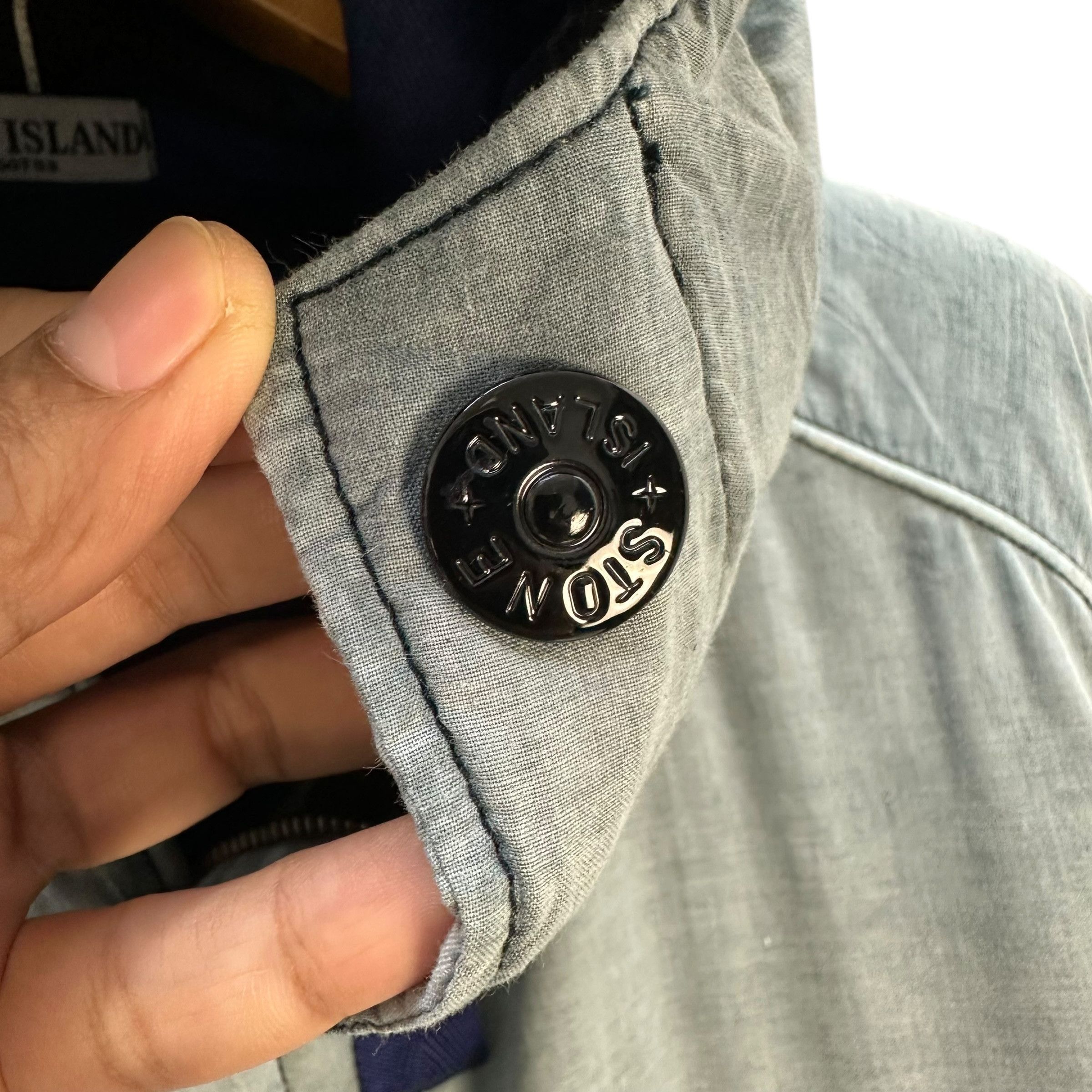 Stone Island Trashed STONE ISLAND Puffer Hooded Jacket #A82-1994 Size US L / EU 52-54 / 3 - 4 Thumbnail