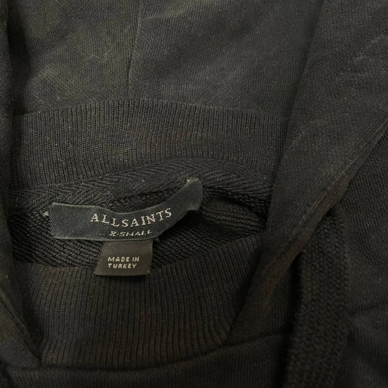 Allsaints Allsaints Paris Black Hoodie Baggy Vintage Size M Size US XS / EU 42 / 0 - 5 Thumbnail