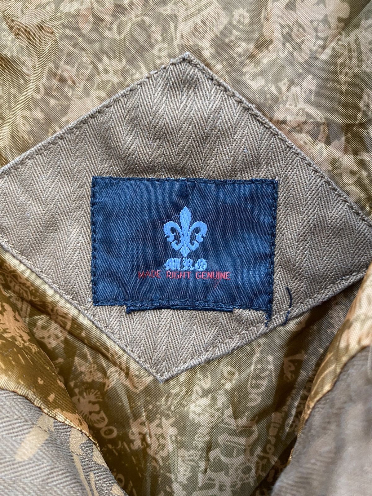 Vintage Made Right Genuine Military Style Jacket ‘Courage’ Patchwork Size US L / EU 52-54 / 3 - 12 Thumbnail
