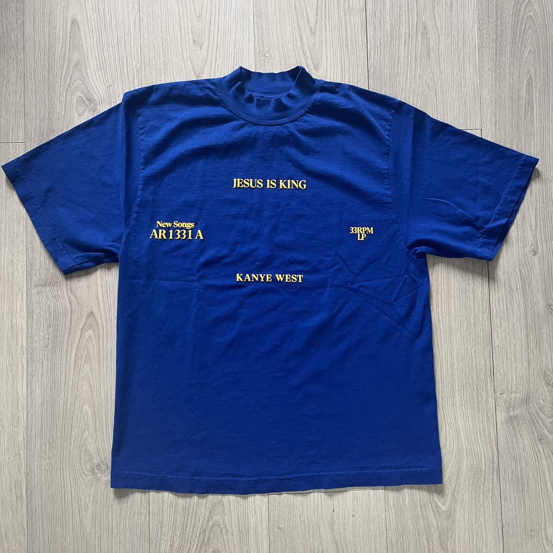 Kanye West Jesus Is King Vinyl Album Tee Large