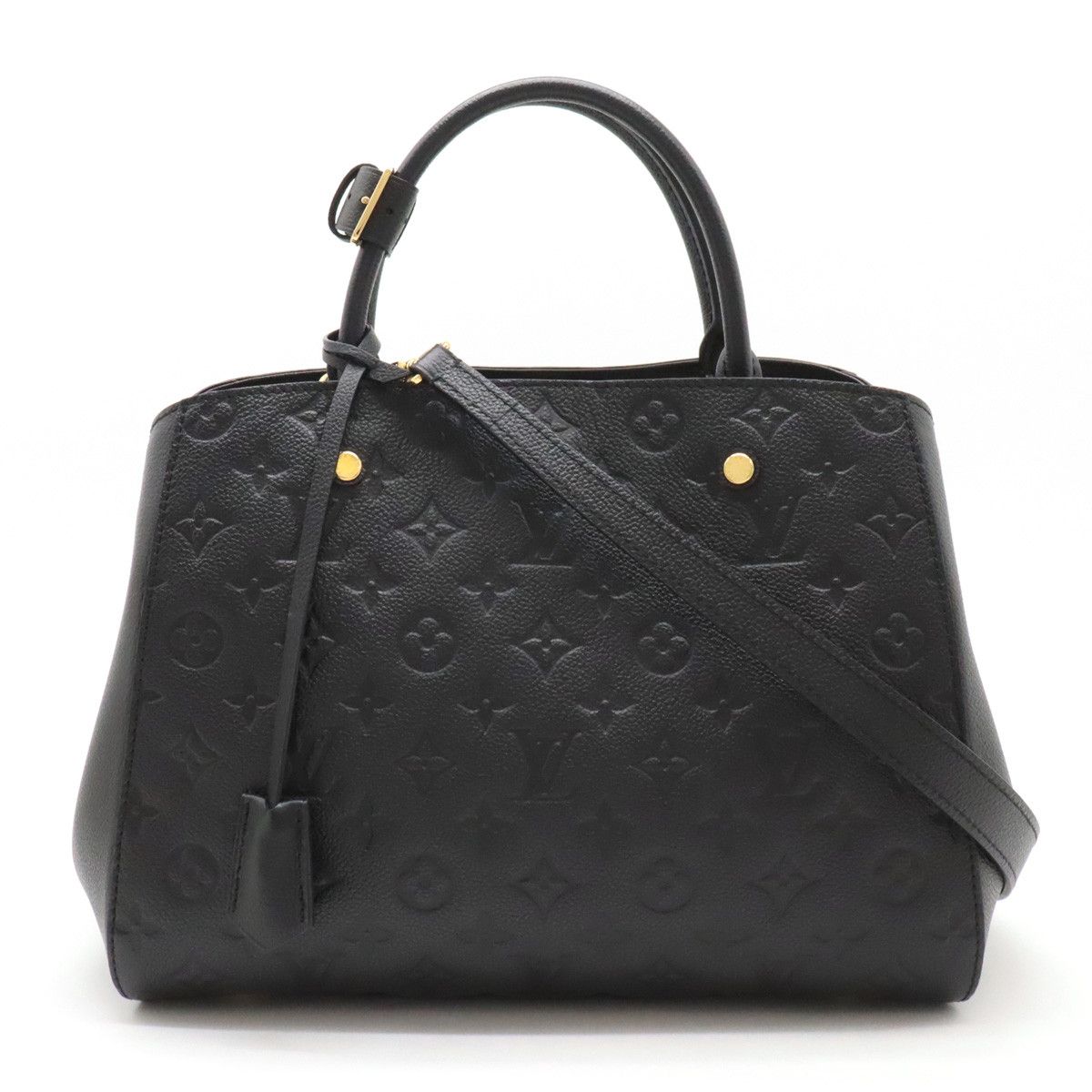 Louis Vuitton Louis Vuitton Louis Vuitton Monogram Empreinte Montaigne MM Handbag M41048 Leather Handbag M41048 in Great Condition Size ONE SIZE - 1 Thumbnail