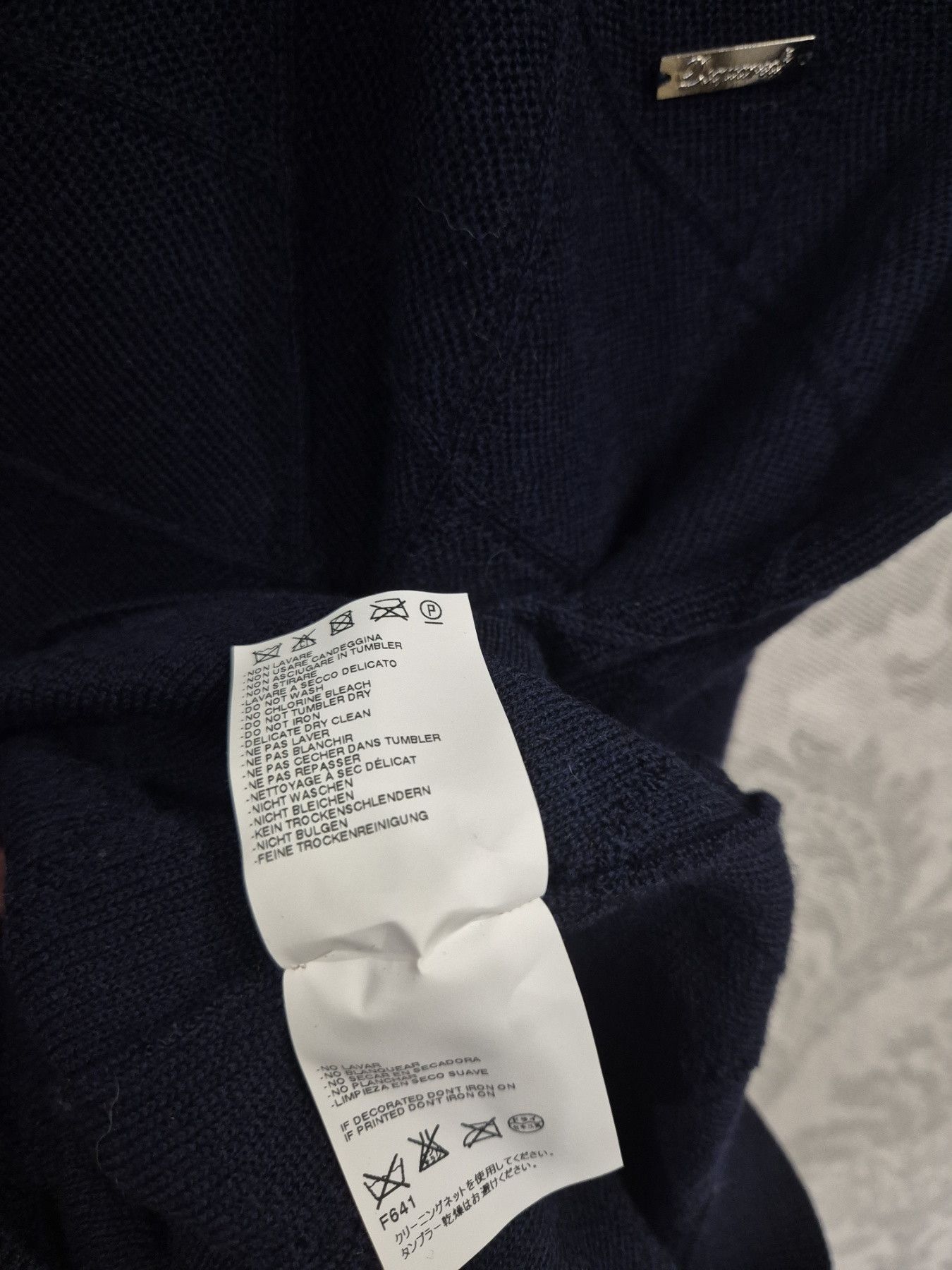 Dsquared2 Dsquared2 Sleeveless merino wool top navy Size XS / US 0-2 / IT 36-38 - 6 Thumbnail