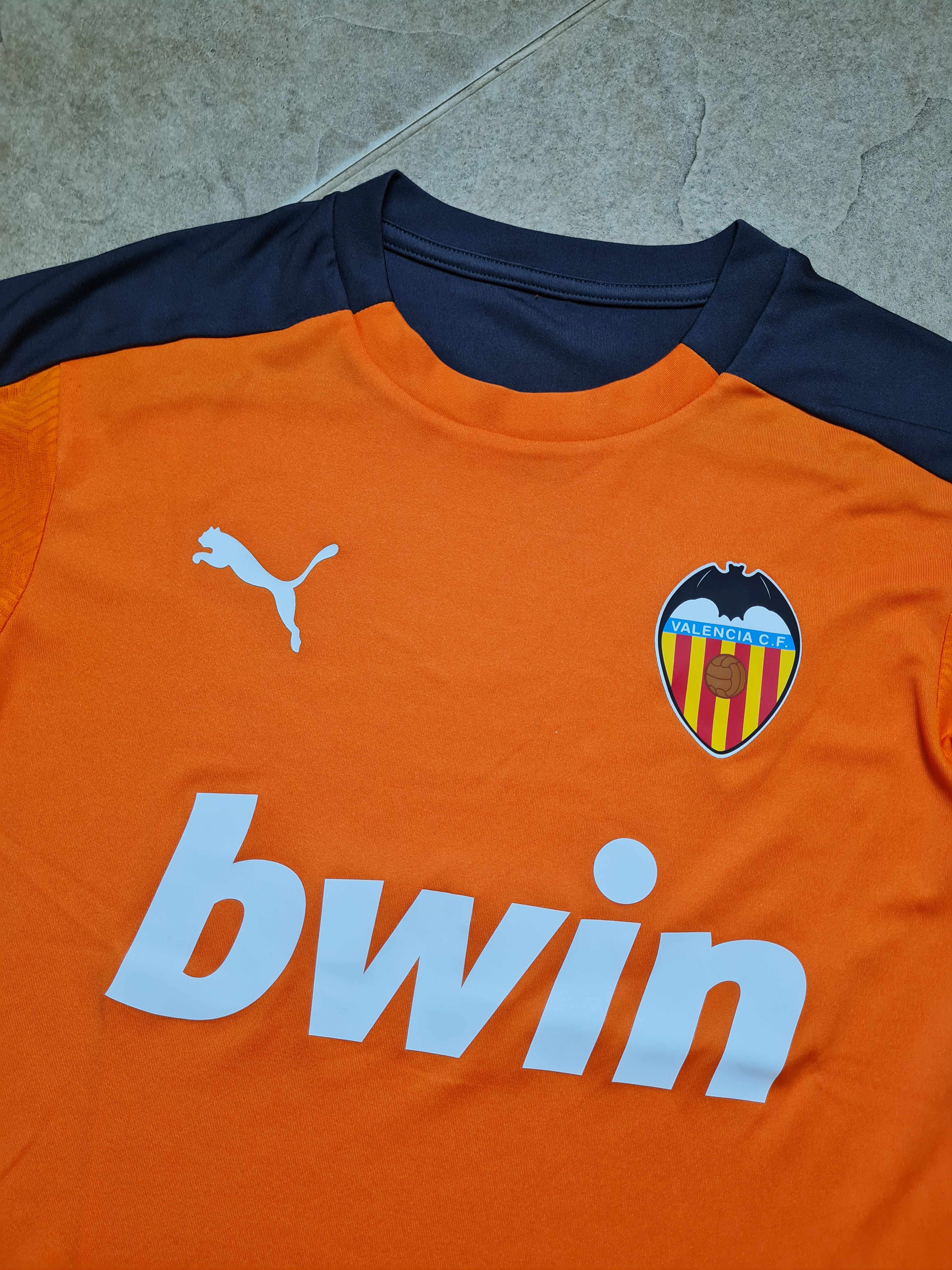 Puma Valencia CF 2020-21 Training Football Shirt Puma Orange Bwin Size US XS / EU 42 / 0 - 18 Thumbnail