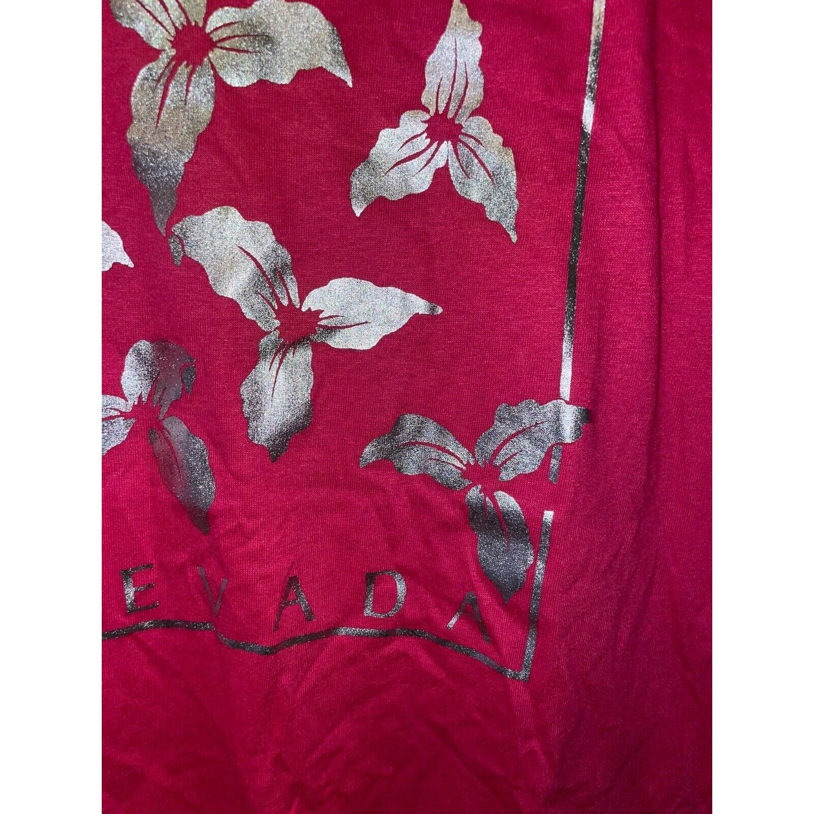 Jerzees Vintage Las Vegas Shirt Lake Tahoe Ski Test Print Tee 80s M Size US M / EU 48-50 / 2 - 4 Thumbnail