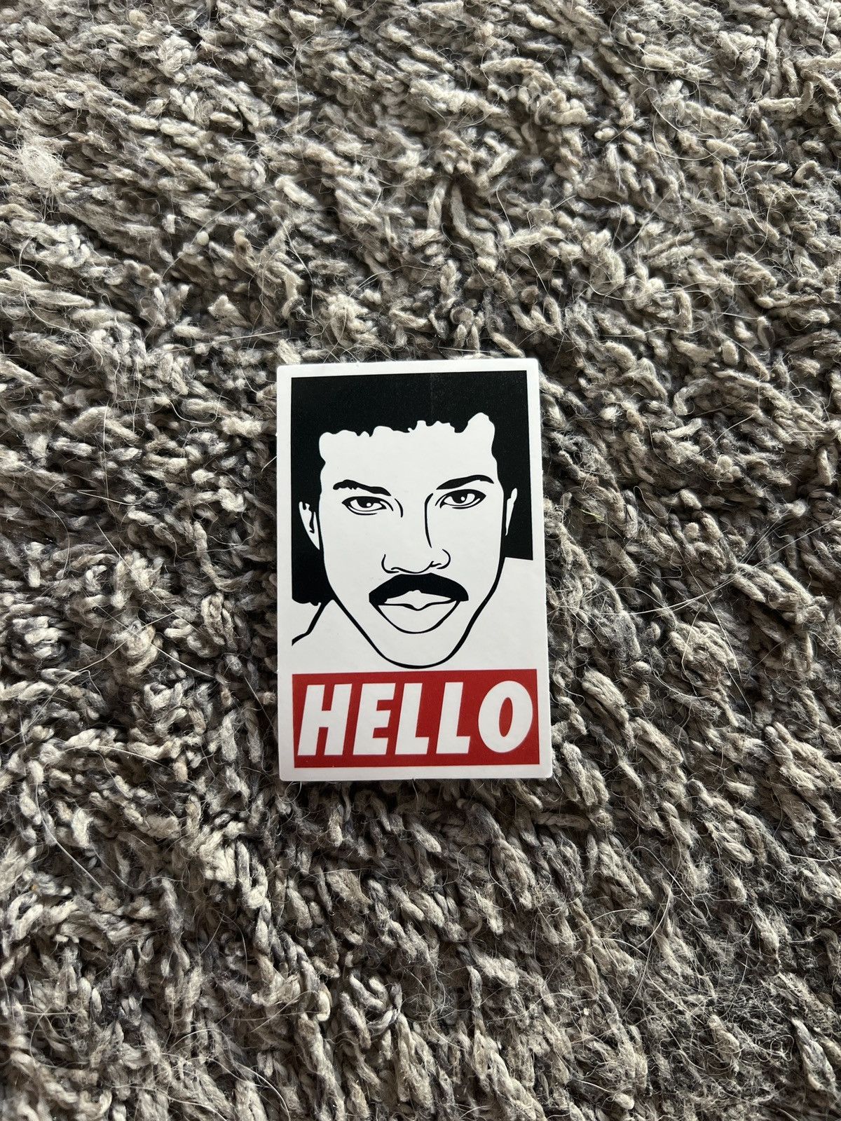 Hypebeast Lionel Richie Hello Sticker Size ONE SIZE - 1 Thumbnail