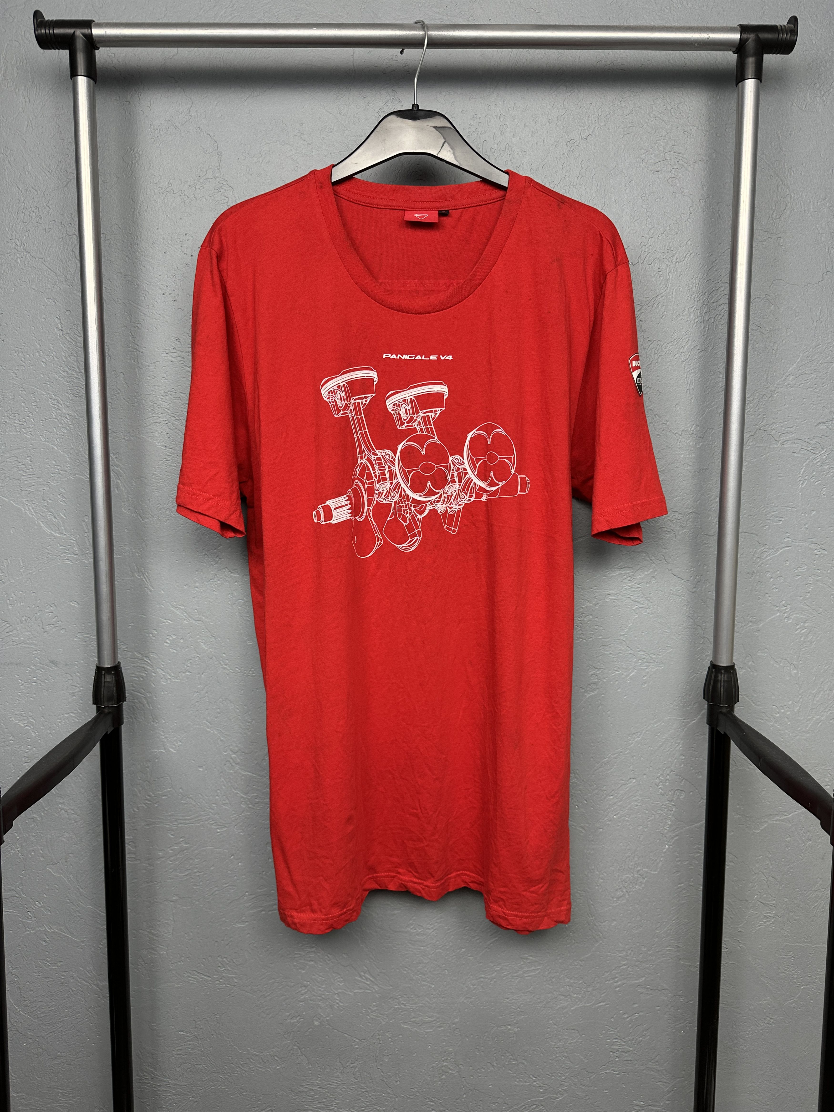 Ducati Ducati Corse Racing Team Vintage Mens Crew Neck T-Shirt Size US XL / EU 56 / 4 - 1 Thumbnail