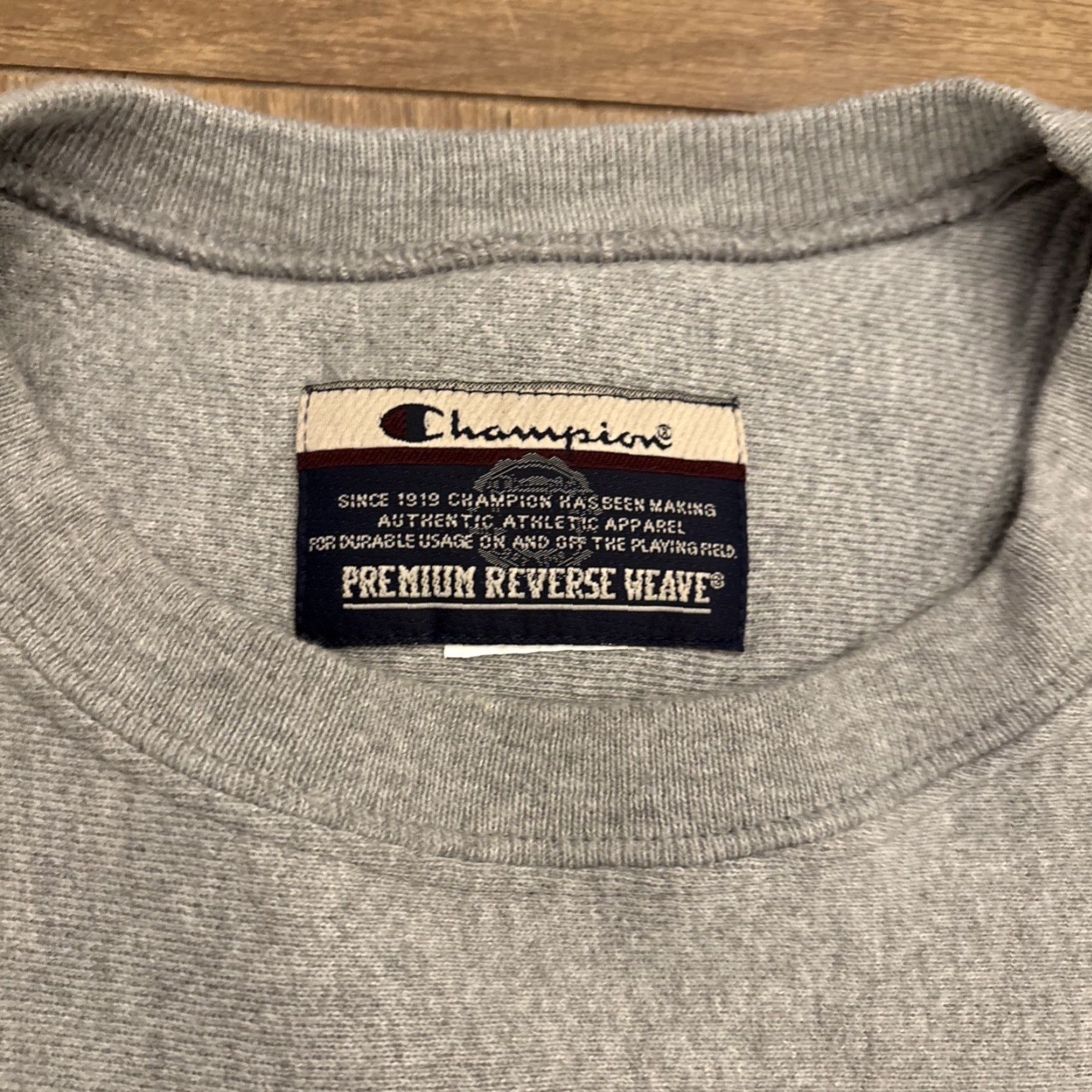 Champion VINTAGE Scranton Penguins Champion Reverse Weave Sweatshirt - Hockey Booster Club - XXL/2XL Gray Crew Neck Pullover Mens Size US XXL / EU 58 / 5 - 3 Thumbnail