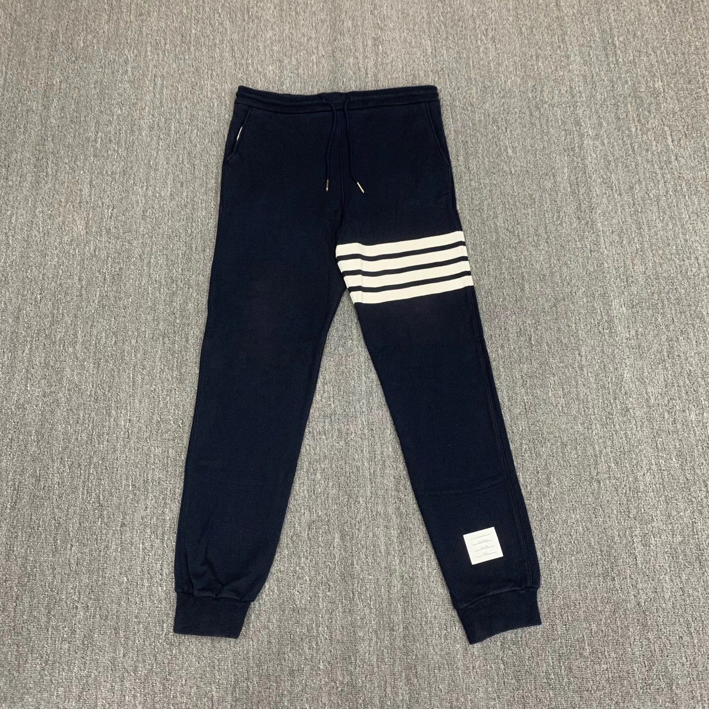 Thom Browne Thom Browne TB 4-Stripe Navy Track Pants Size 4 95 New Size US 36 / EU 52 - 1 Thumbnail