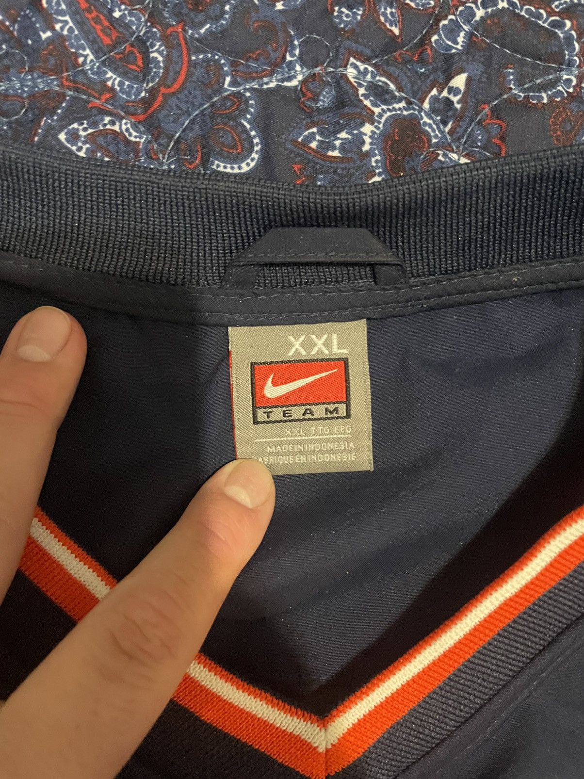 Nike Nike Team Illinois Pullover Windbreaker Size US XXL / EU 58 / 5 - 2 Thumbnail