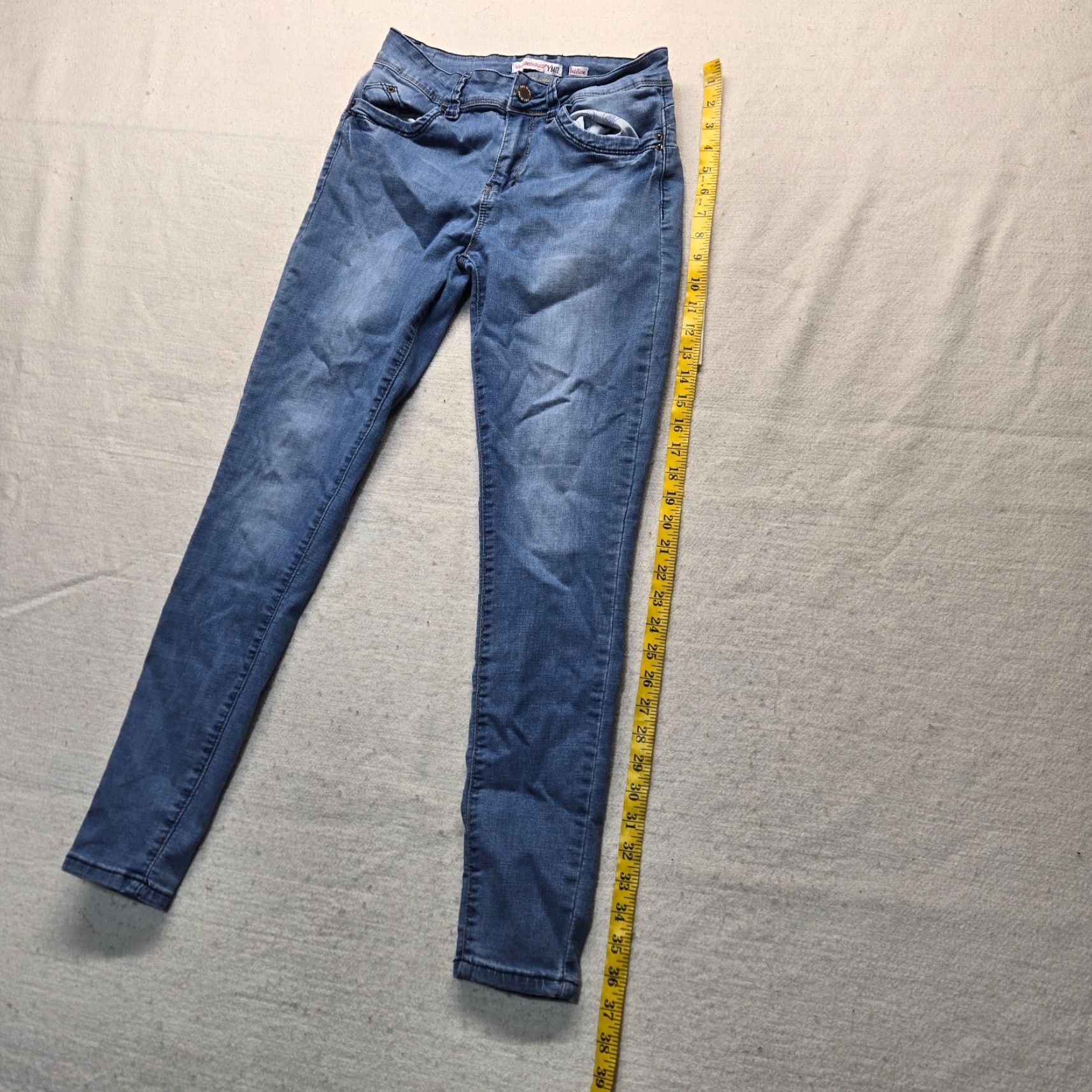 Vintage YMI Pants Women's 9 Black Knit Chino Regular Flat Front Stretch Pockets Zipper Button 80s 90s Vintage: No Size 30" / US 8 / IT 44 - 7 Thumbnail