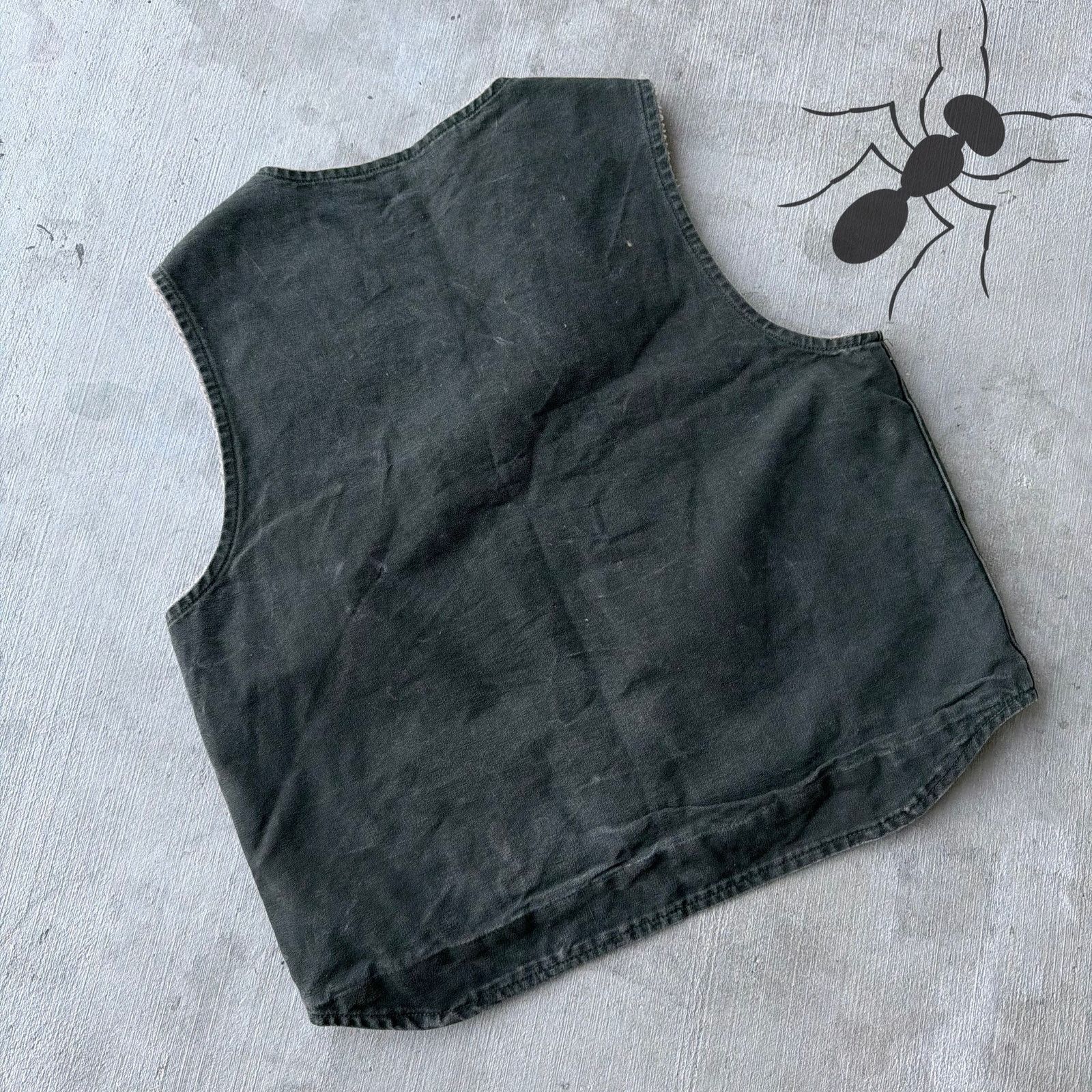 Carhartt × Vintage Vintage Y2K Carhartt V26 MOS green work wear vest Size US L / EU 52-54 / 3 - 4 Thumbnail