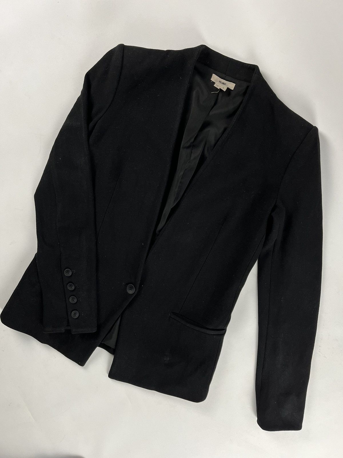 Helmut Lang Helmut Lang vintage one button blazer classic jacket Size S / US 4 / IT 40 - 1 Thumbnail
