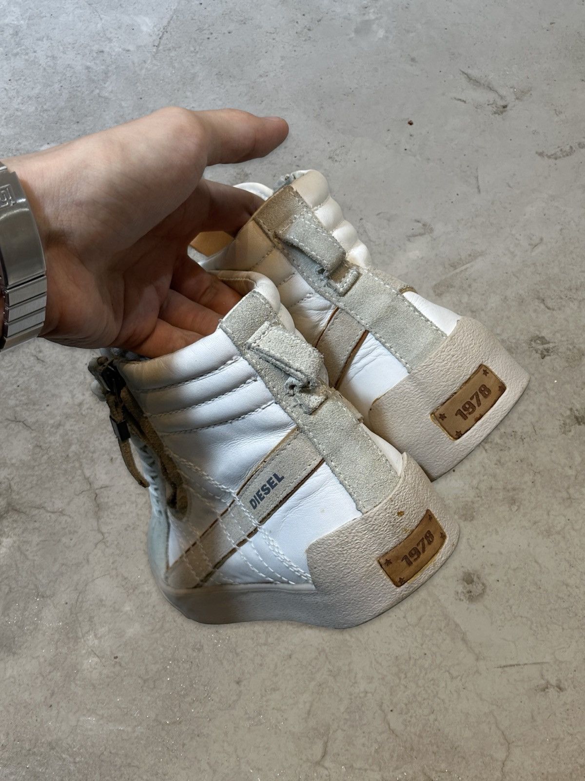 Diesel (SS17) D-STRING PLUS HI TOP Size US 8.5 / EU 41-42 - 8 Thumbnail