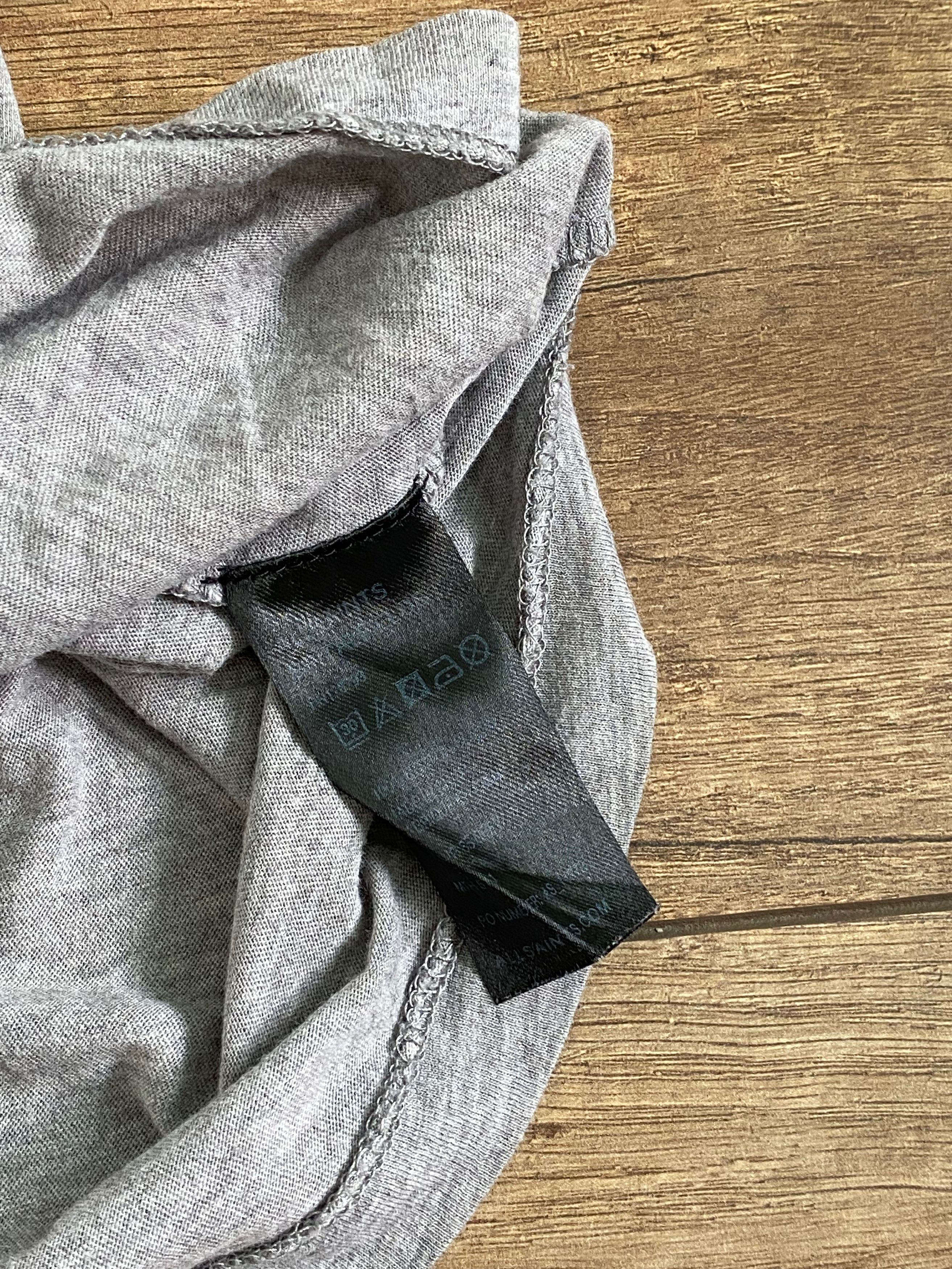 Allsaints AllSaints Gray Basic Logo T shirt size M Size US M / EU 48-50 / 2 - 3 Thumbnail