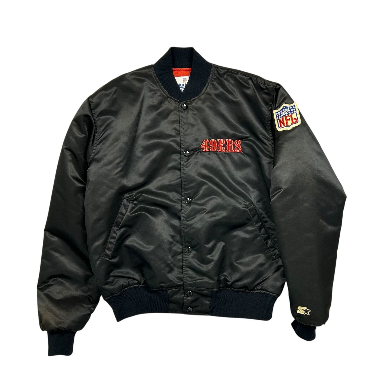NFL VTG 90s SAN FRANCISCO 49ERS STARTER SATIN JACKET BIG LOGO Size US L / EU 52-54 / 3 - 2 Thumbnail