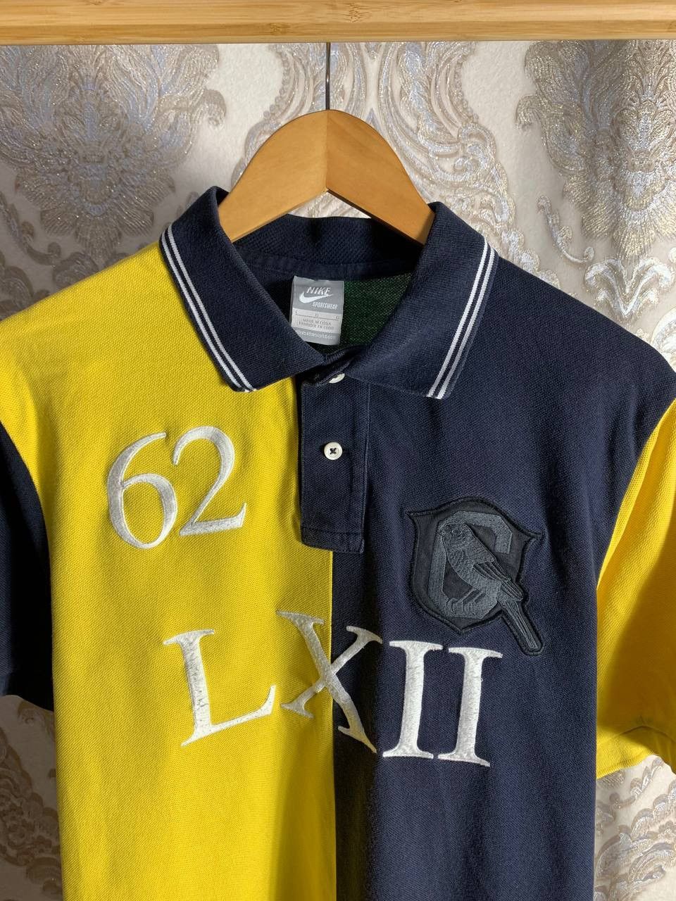 Nike × Vintage VERY RARE NIKE RUGBY POLOS BIG LOGO DRILL SWOOSH 90s HYPE Size US L / EU 52-54 / 3 - 2 Thumbnail
