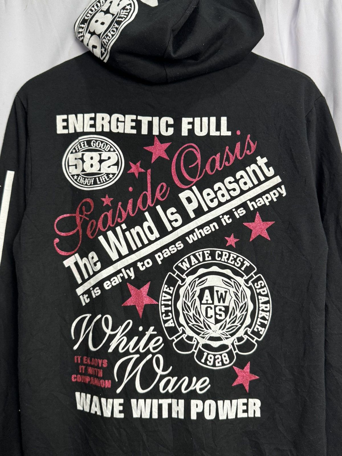 If Six Was Nine × Japanese Brand × Le Grande Bleu (L.G.B.) Japanese Hoodie Poem Excuse 2000s Size US M / EU 48-50 / 2 - 5 Thumbnail