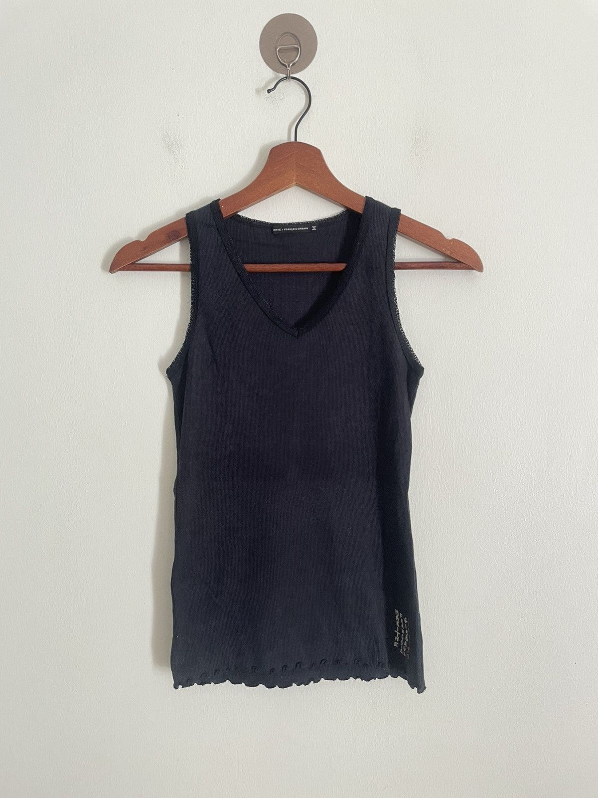Marithe + Francois Girbaud × Vintage Marithe + Francois Girbaud black tank top Size M / US 6-8 / IT 42-44 - 1 Thumbnail