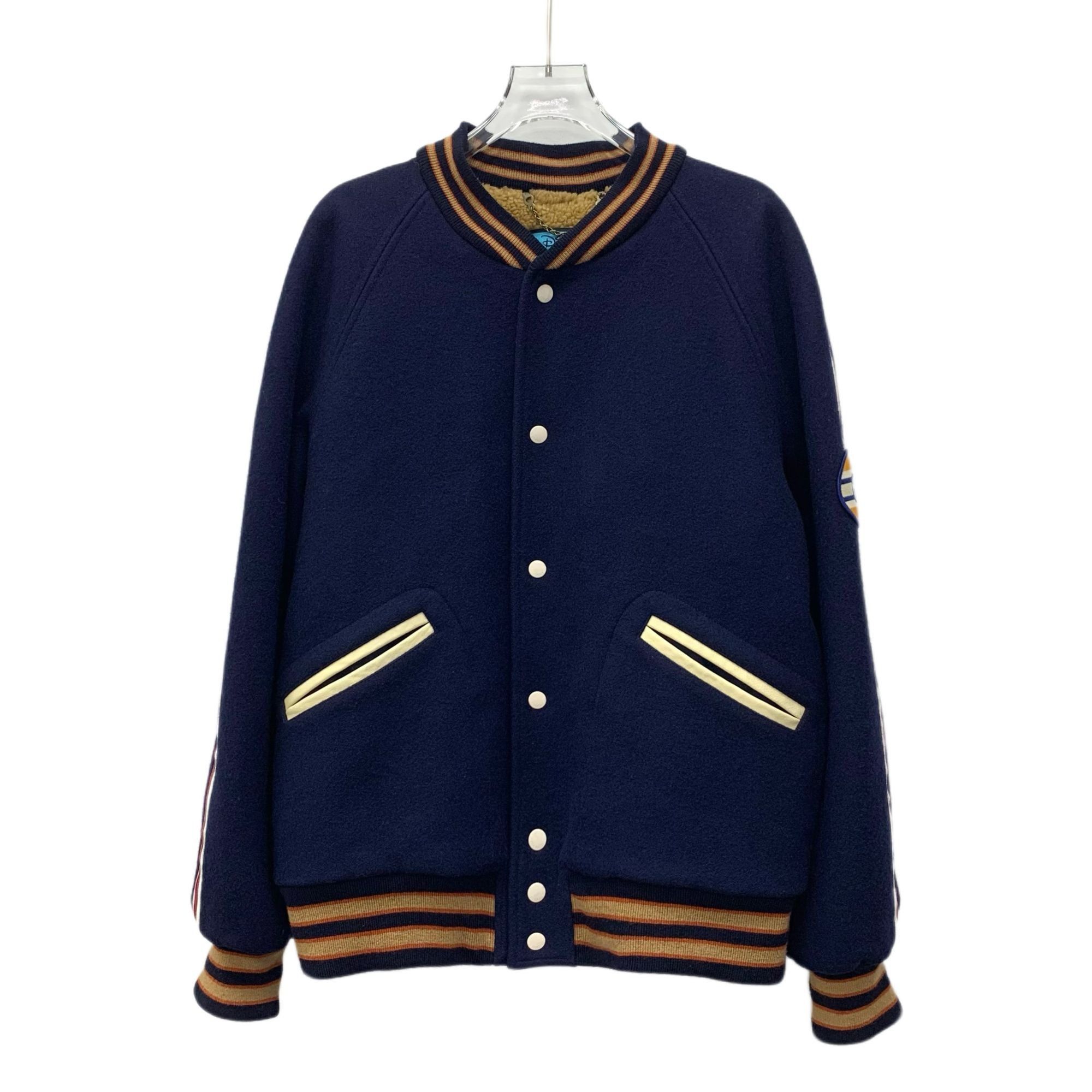 Gucci Disney X Gucci Deep Blue Wool Striped Single-Breasted Volley Size XL / US 12-14 / IT 48-50 - 1 Thumbnail