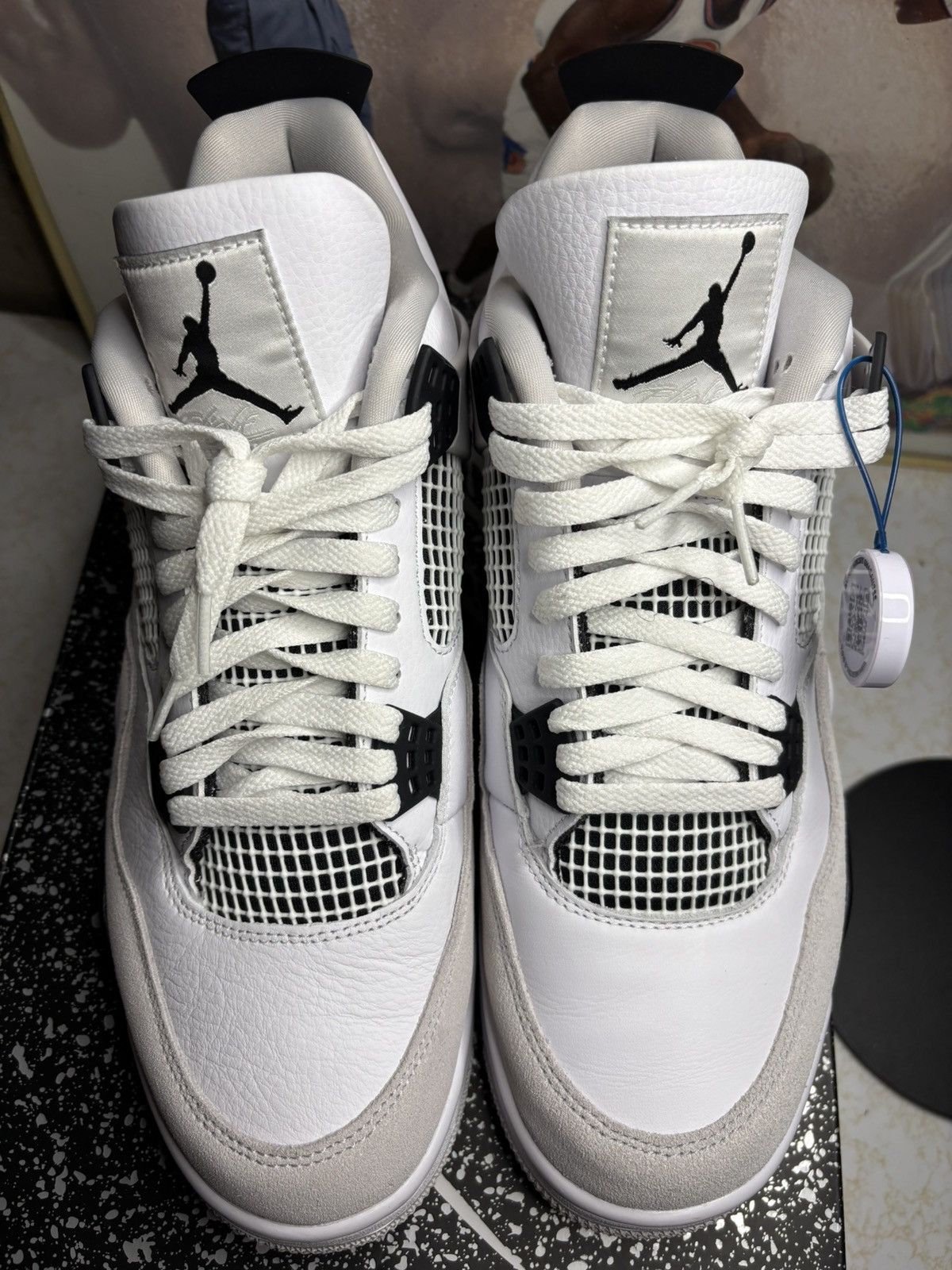 Jordan Brand Jordan Retro 4 ‘Military black’ Size US 12 / EU 45 - 2 Thumbnail