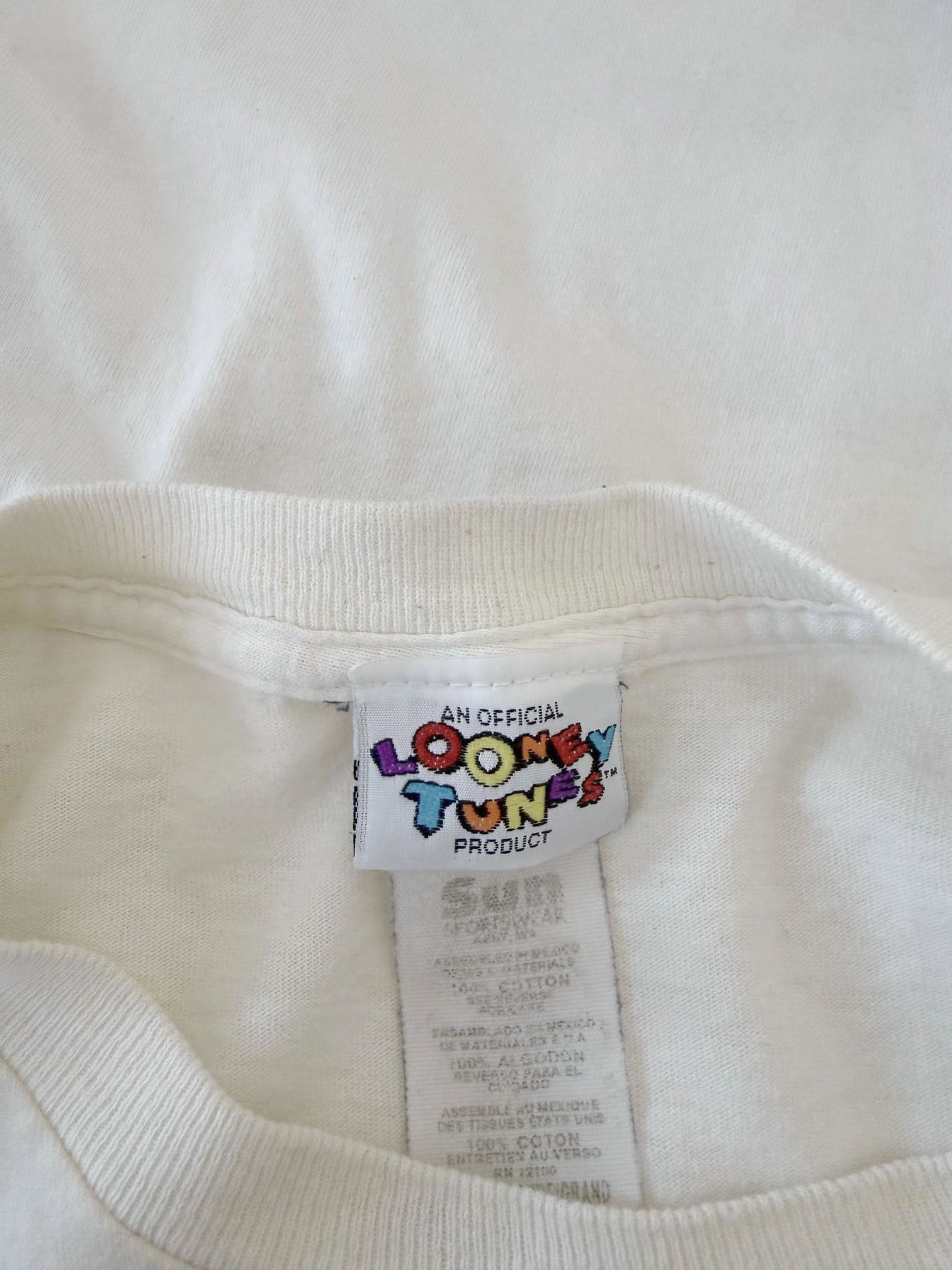 Vintage 90s Vintage Rave LOONEY TUNES shirt Size US L / EU 52-54 / 3 - 4 Thumbnail