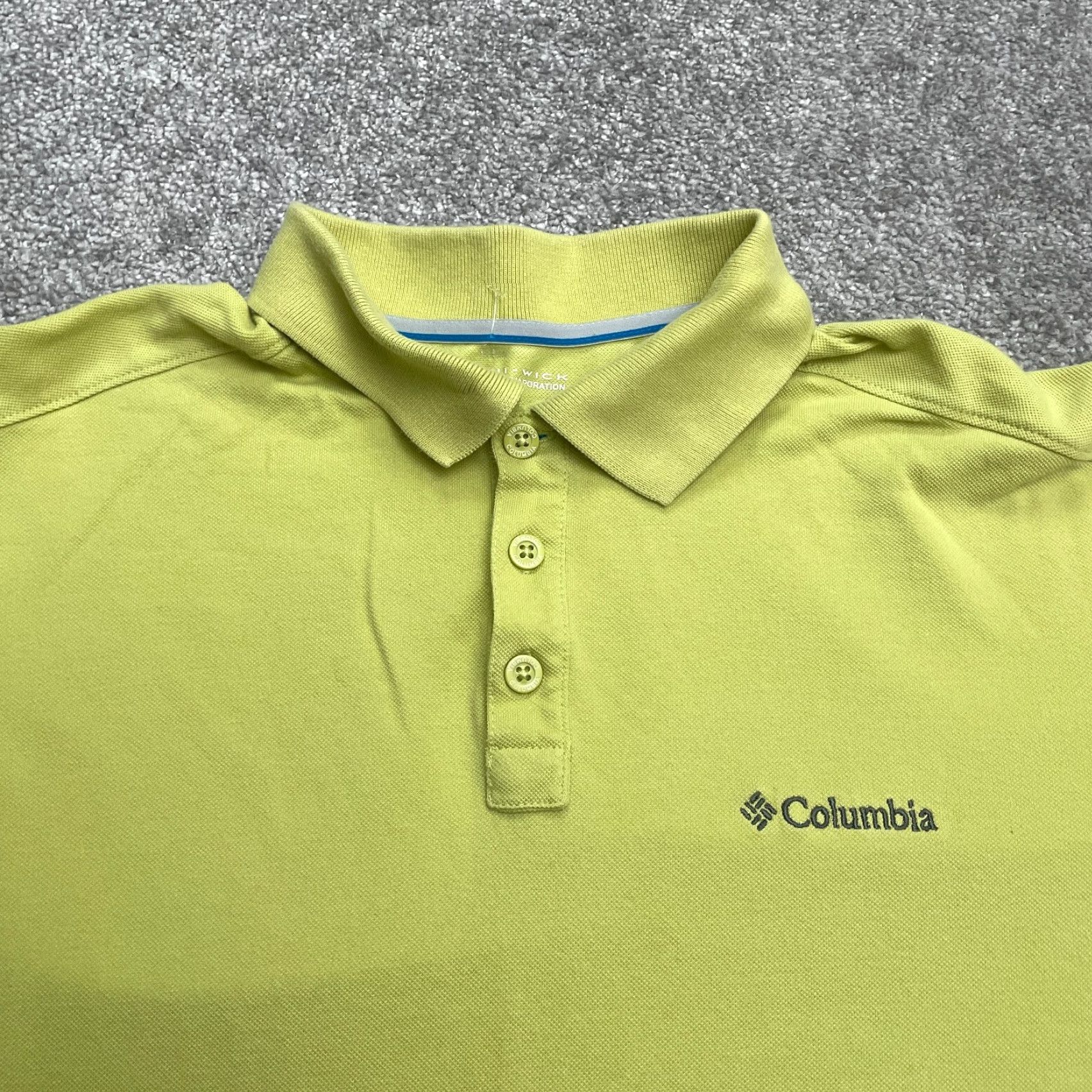 Vintage Columbia Omni Wick Polo Shirt Mens Medium Green Short Sleeve Outdoor Active Fish Polo Shirt Size US M / EU 48-50 / 2 - 3 Thumbnail