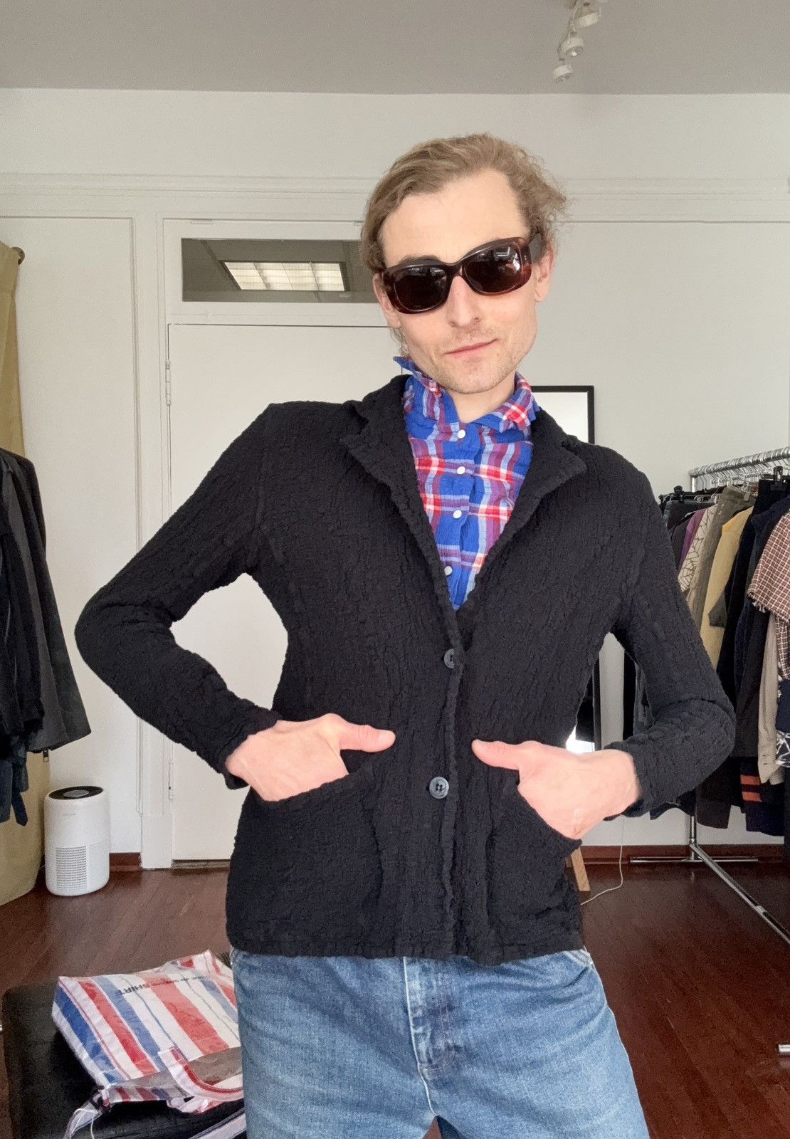 Issey Miyake ME Issey Miyake Cauliflower Lightweight Jacket Size US S / EU 44-46 / 1 - 5 Thumbnail