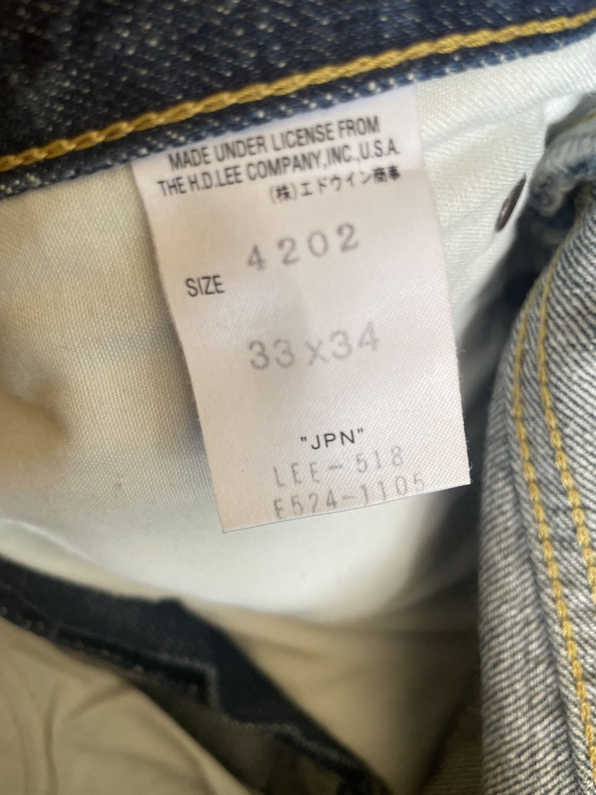 If Six Was Nine × Japanese Brand × Vintage Lee vintage Size US 33 - 9 Thumbnail