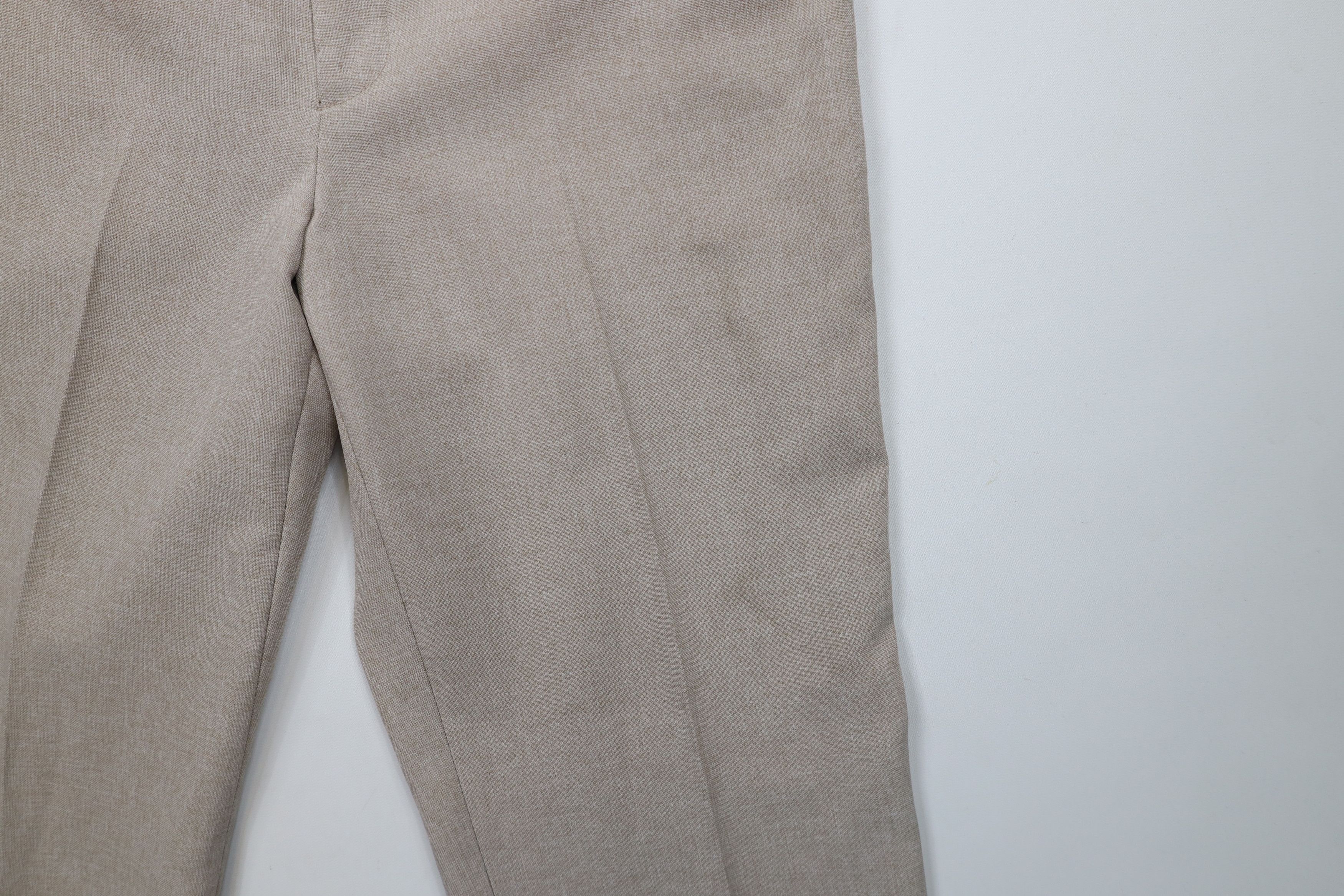 Vintage Vintage 70s Streetwear Wide Leg Chino Pants Oatmeal Brown Size US 30 / EU 46 - 6 Thumbnail