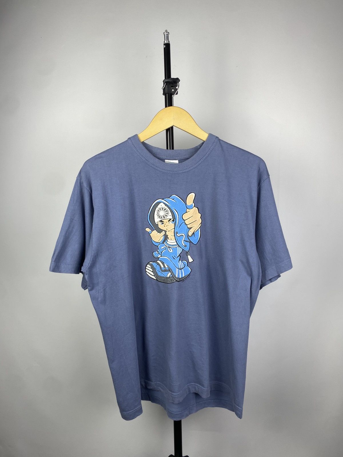 JNCO × Japanese Brand Vintage 90’s Rap Hip-hop Rap sk8 Logo Like JNCO Jeans Tshirt Size US L / EU 52-54 / 3 - 1 Thumbnail