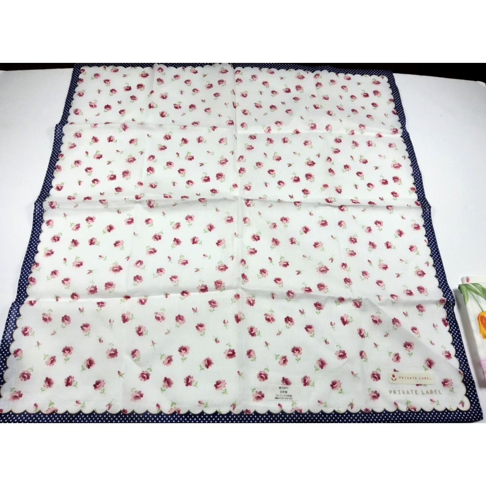 Vintage Private Label Handkerchief Neckerchief Bandana Scarf Cotton Floral Lot Of 4 Size ONE SIZE - 3 Thumbnail