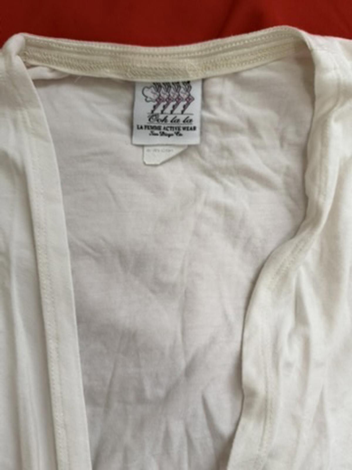 Other LA FEMME Active Wear Wrap in White (SMALL) Size S / US 4 / IT 40 - 4 Thumbnail