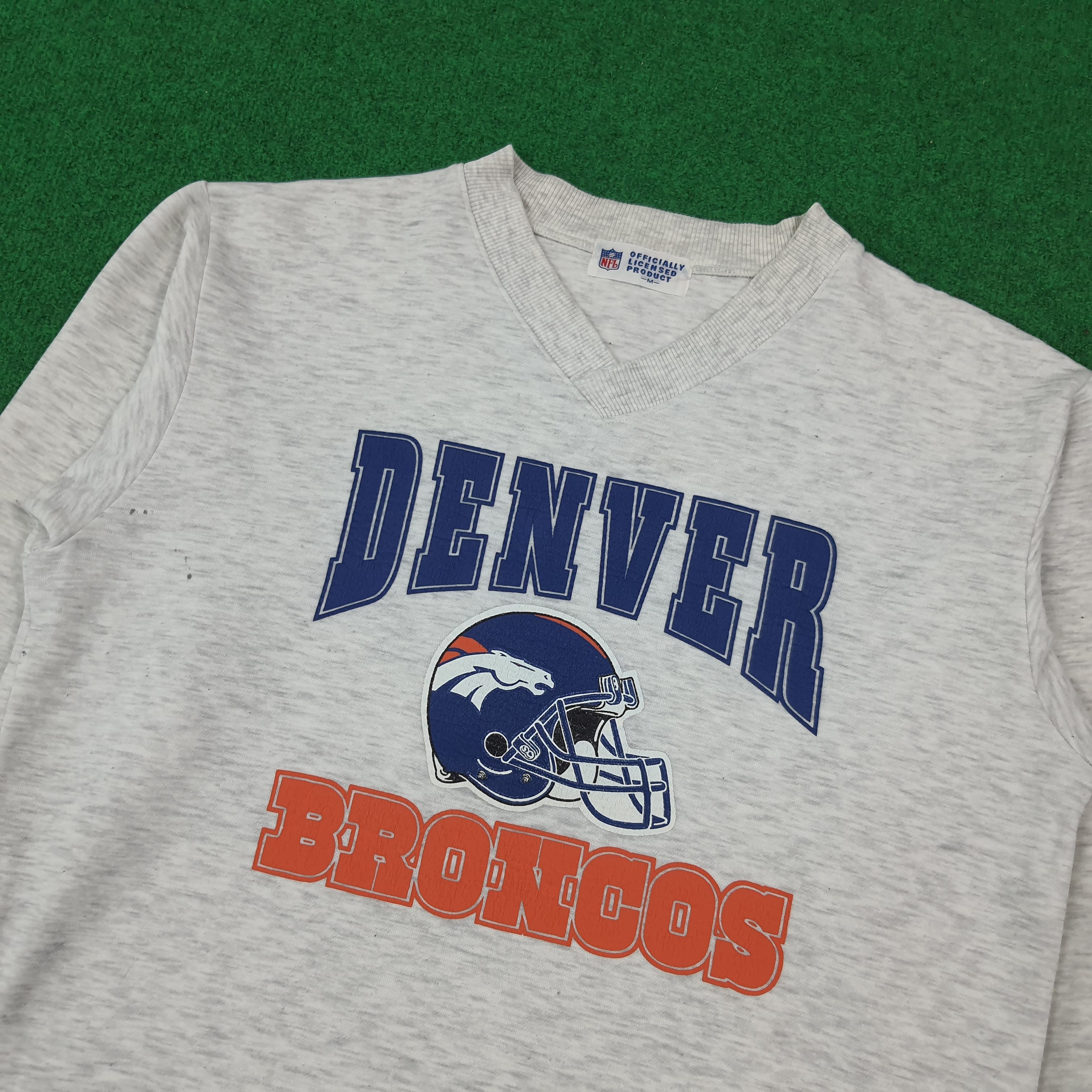 NFL Vintage Denver Broncos NFL Team Sweatshirt C271N13 Size US M / EU 48-50 / 2 - 2 Thumbnail