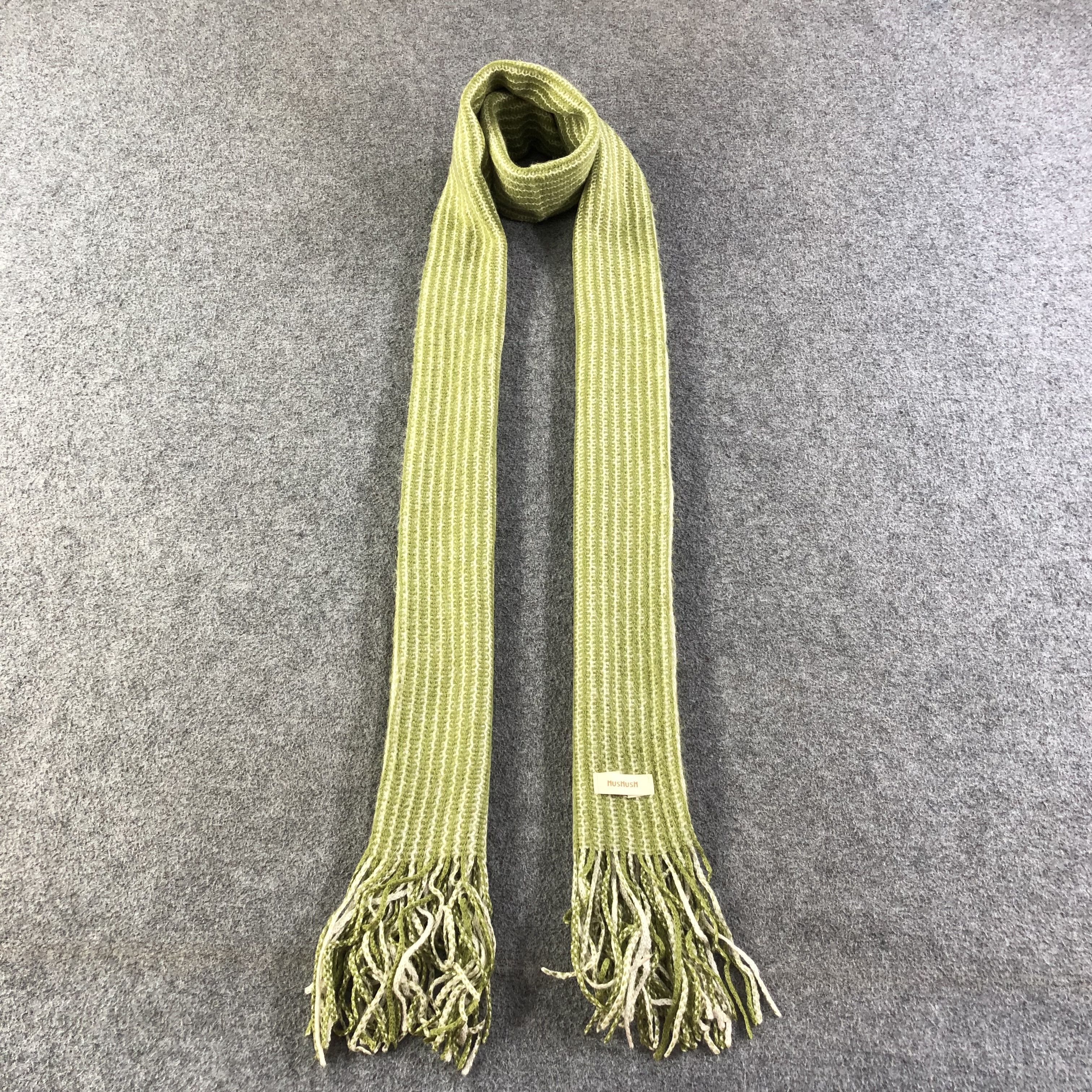 Vintage Hush Hush Wool Scarf Muffler V1223 Size ONE SIZE - 1 Thumbnail