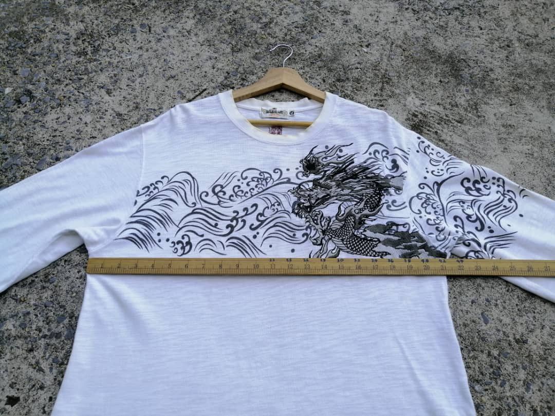 Designer × Japanese Brand Karakuri Tamashi Embroidered Dragon Longsleeve Tee Size US L / EU 52-54 / 3 - 2 Thumbnail
