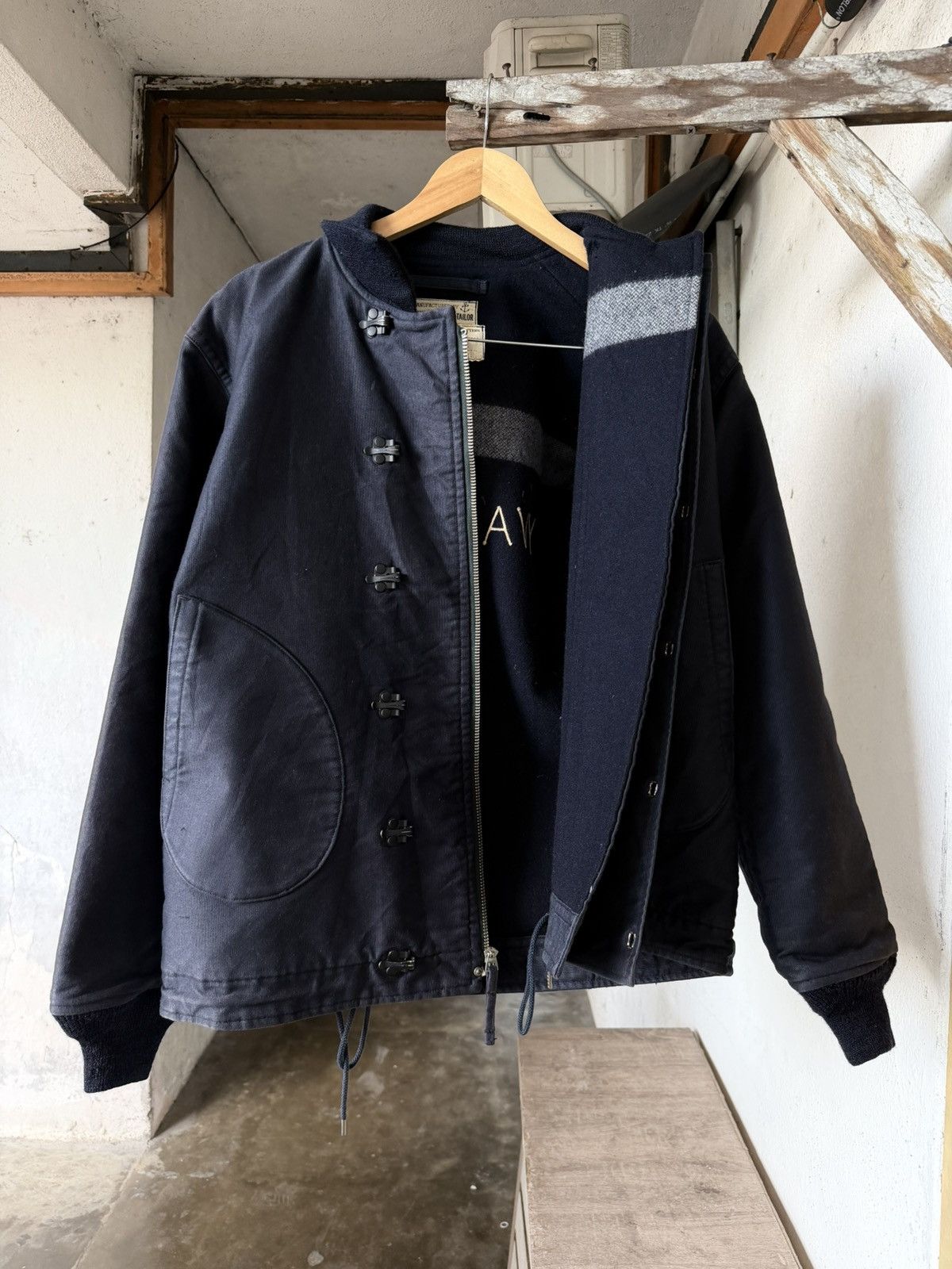 Mister Freedom Very Rare🔥 Mister Freedom N-1H Navy Deck Hook Jacket Size US M / EU 48-50 / 2 - 10 Thumbnail