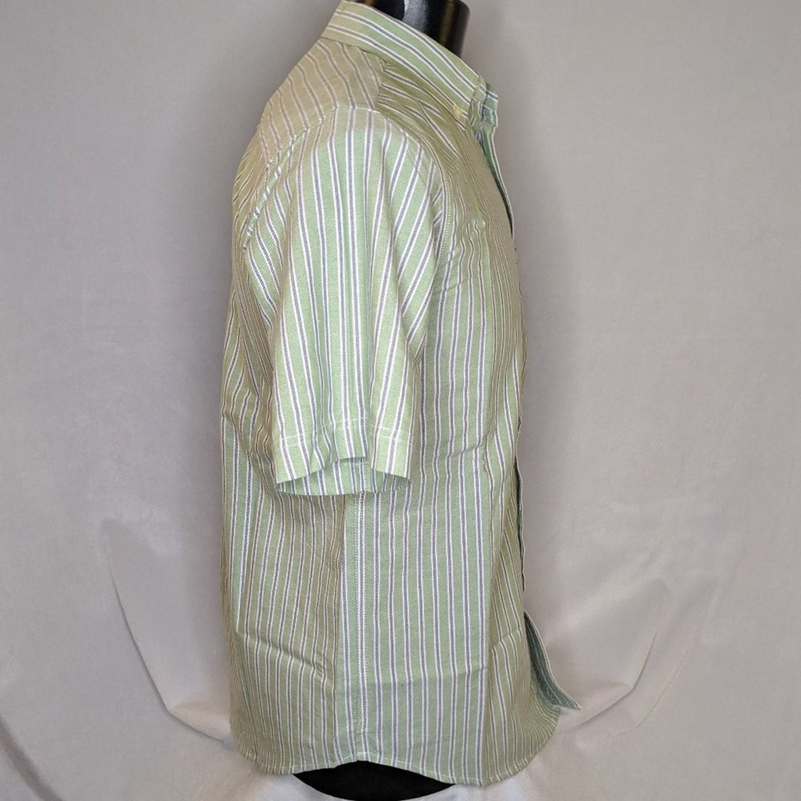 St. Johns Bay St. John's Bay Men's Lime Green Button Down Shirt Medium Size US M / EU 48-50 / 2 - 3 Thumbnail