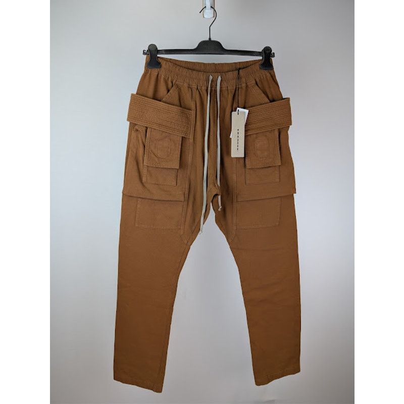 Rick Owens Drkshdw o1rshd1 Creatch Cargo Drawstring Pants in Orange Size US 34 / EU 50 - 1 Thumbnail
