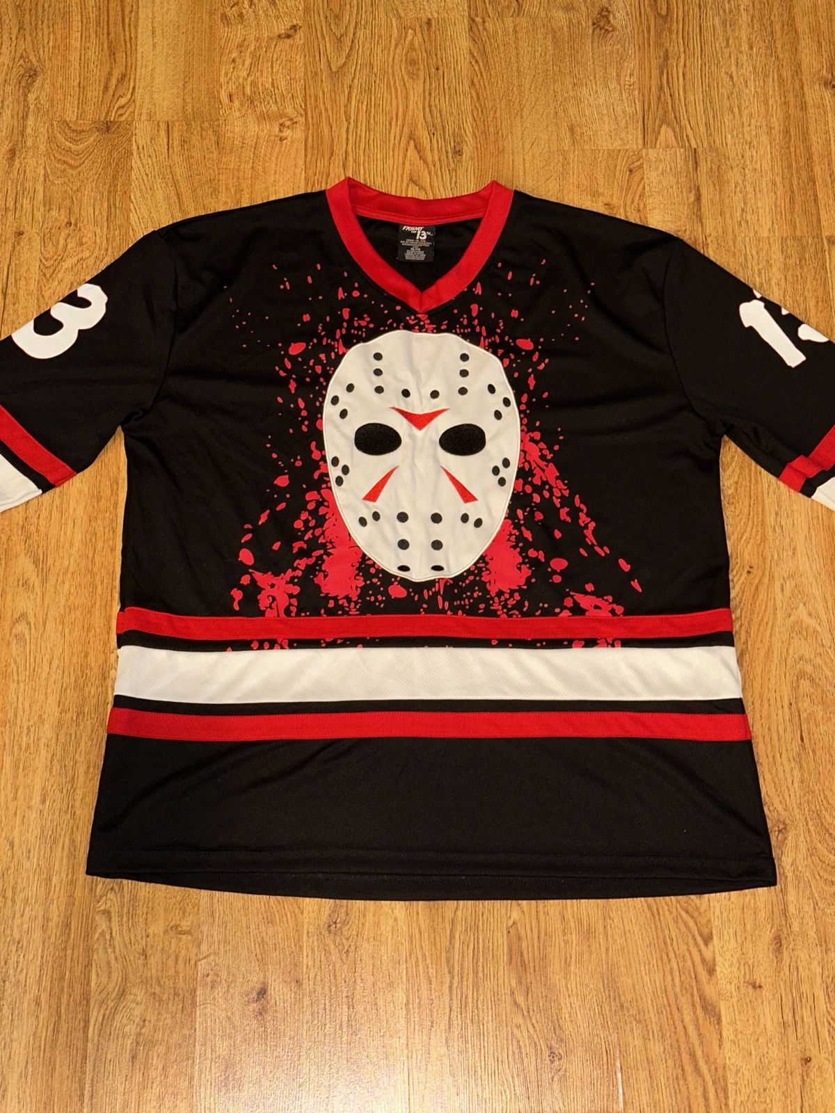 Other Friday The 13th Jason Voorhees Hockey Jersey Men’s XL Black Size US XL / EU 56 / 4 - 1 Thumbnail