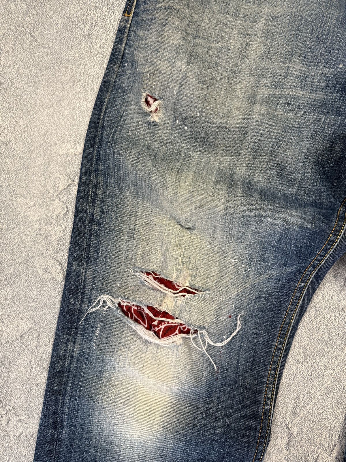 Diesel Opium IfSixWasNine Style Bandana Diesel Denim Jeans Size US 36 / EU 52 - 6 Thumbnail