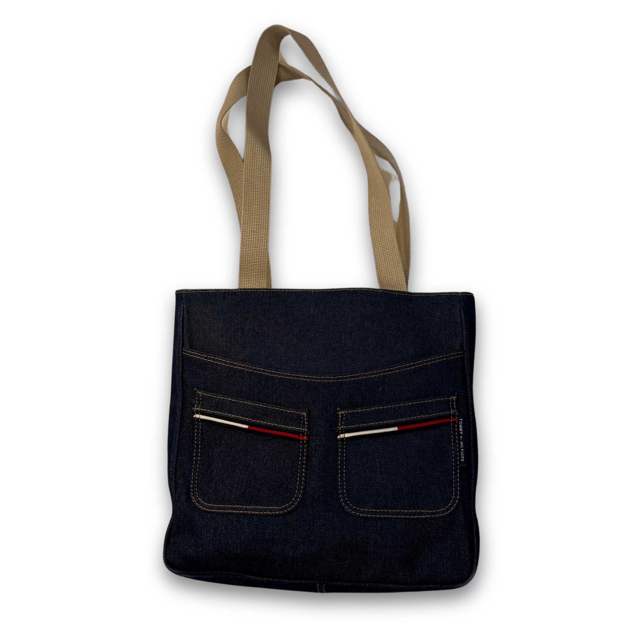 Tommy Hilfiger Tommy Hilfiger Denim Tote Bag Purse Size ONE SIZE - 1 Thumbnail