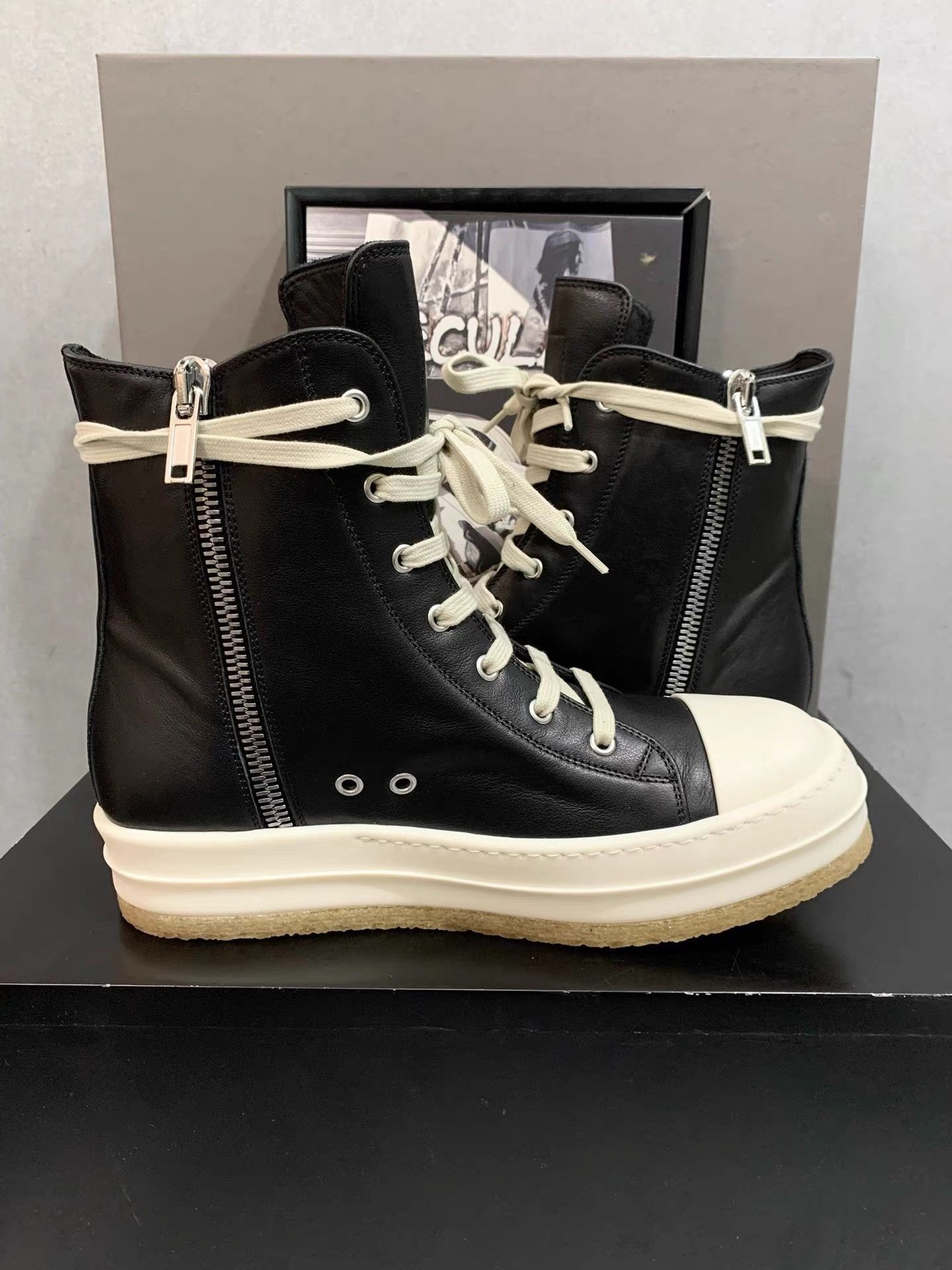 Rick Owens Rick Owens 25FW Gum Sole Thick Sole Big Converse K34 Size US 5.5 / EU 38 - 4 Thumbnail