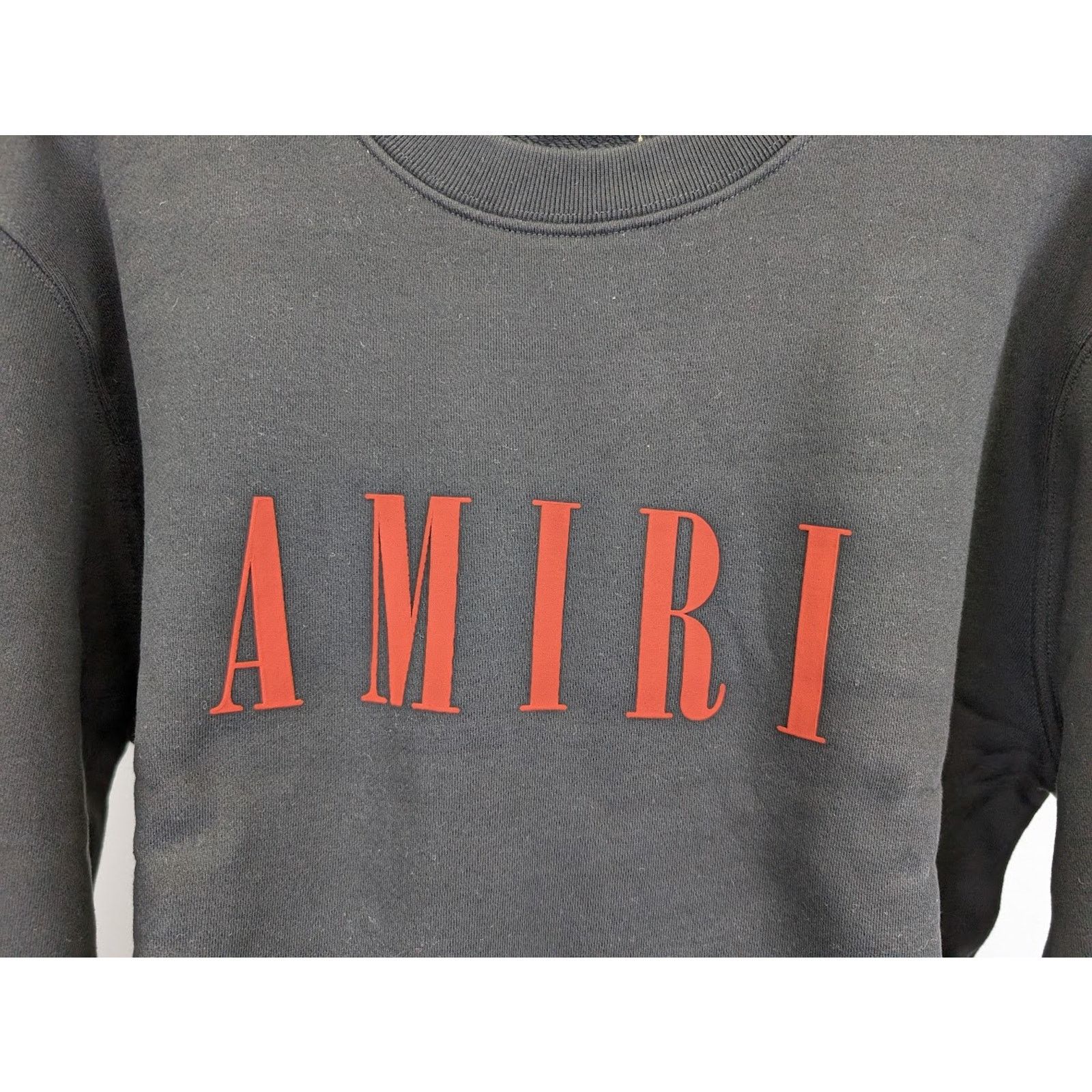 Amiri o1rshd1 Core Logo Crewneck Sweatshirt in Black/Red Size US L / EU 52-54 / 3 - 6 Thumbnail