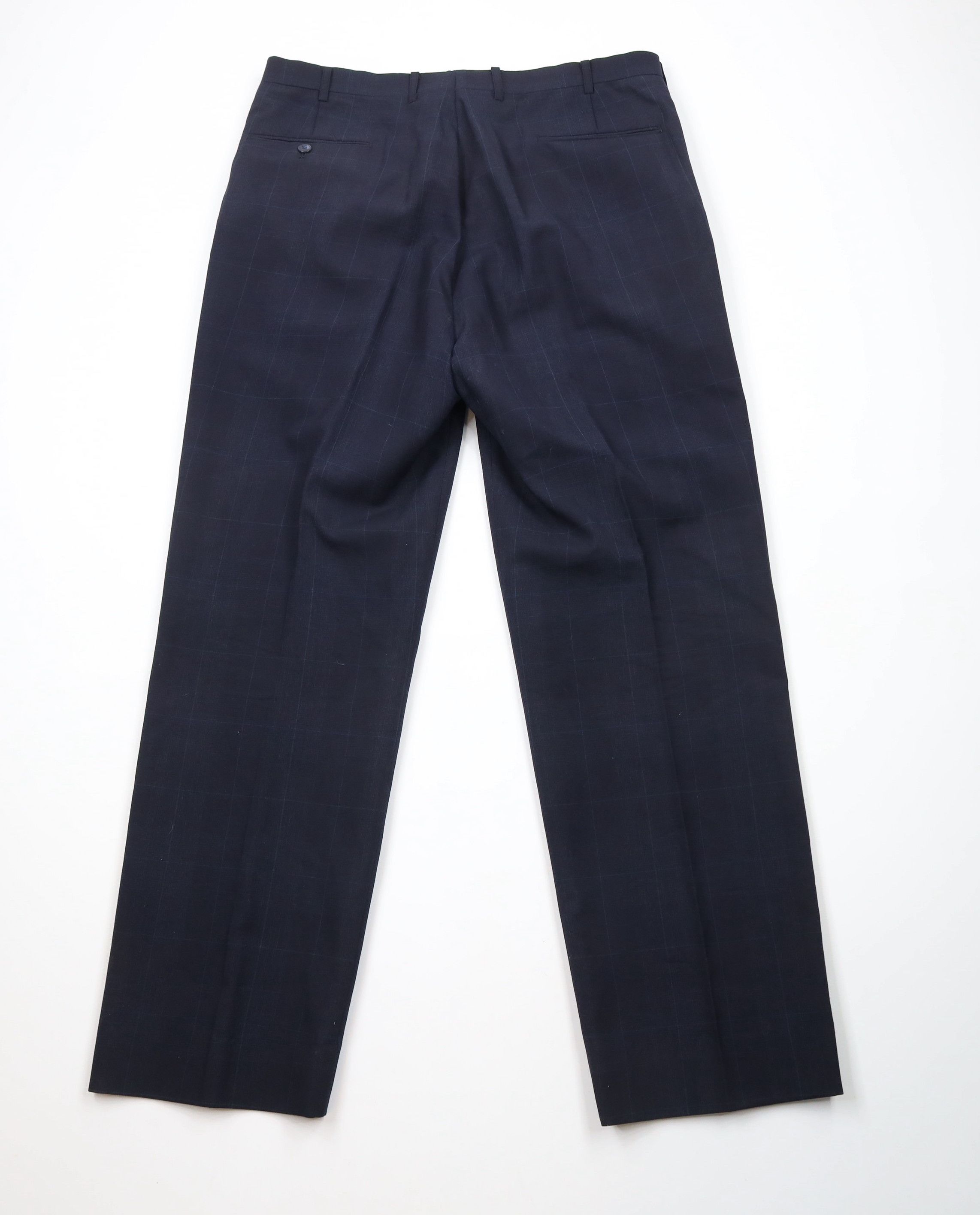Vintage Vintage 90s Streetwear Hand Tailored Wool Wide Leg Pants Size US 36 / EU 52 - 11 Thumbnail