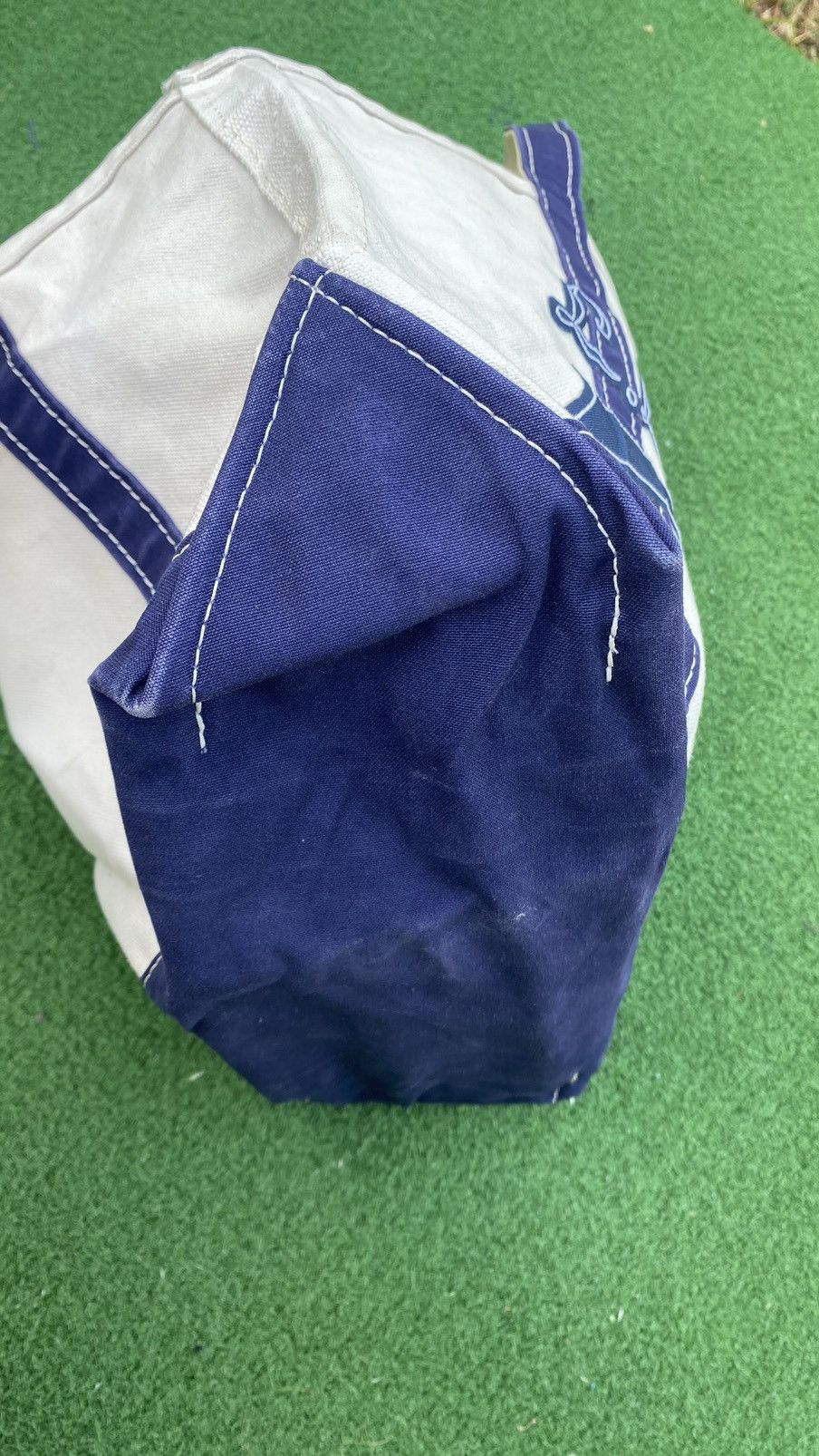 L.L. Bean × Vintage L.L. Bean Boat And Tote Heavy Canvas Bag Made in USA Size ONE SIZE - 6 Thumbnail