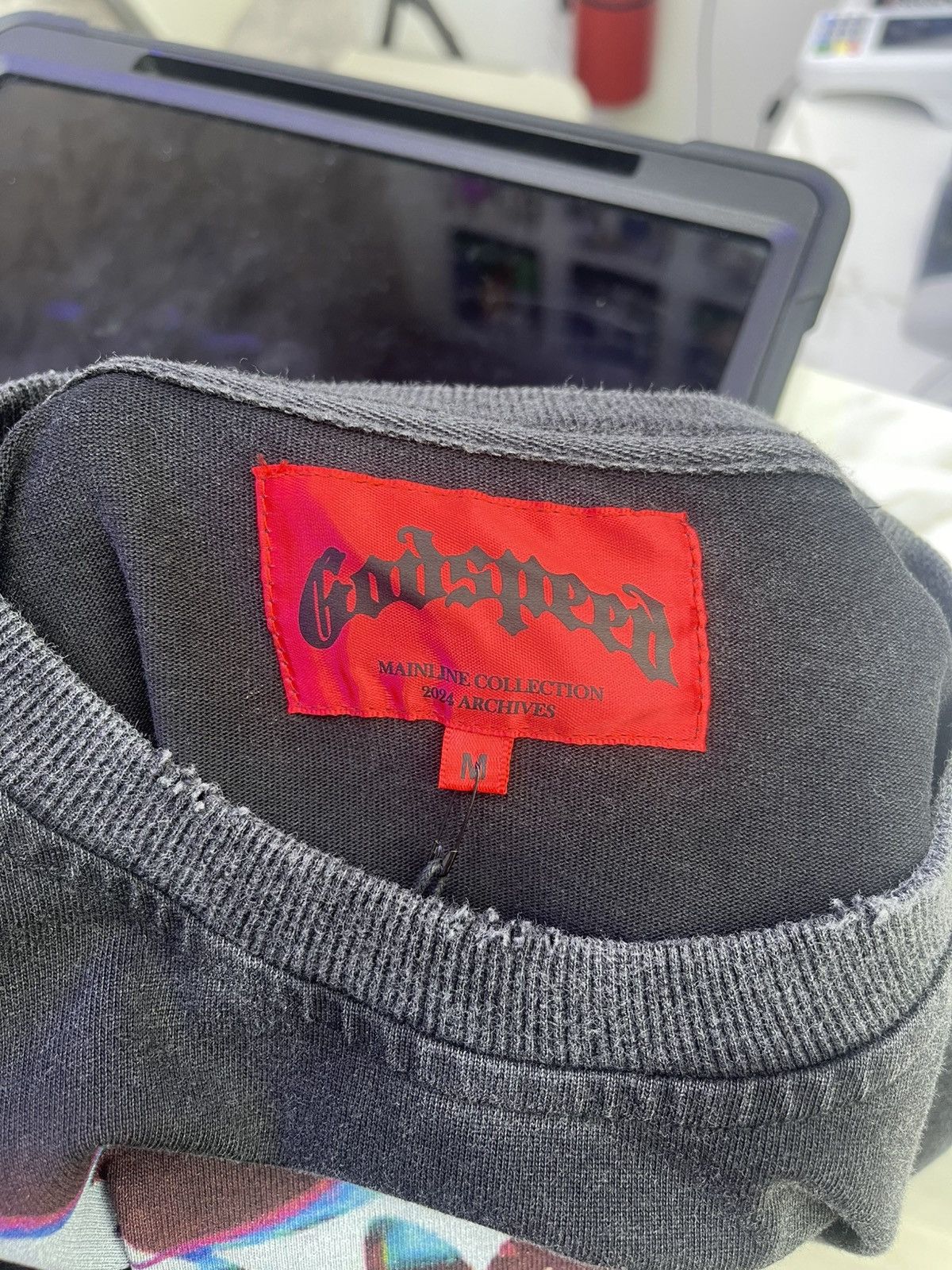 Godspeed Godspeed “ matrix glitch” Longsleeve (black) Size US M / EU 48-50 / 2 - 3 Thumbnail